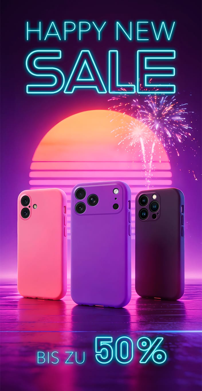 Neues Jahr, neues Du, neue Deals! Hol dir bis zu 50 % Rabatt auf Handyhüllen, Watch-Armbänder, Handyketten, Displayschutz, Kabel & mehr – alles, was dein Gerät braucht.