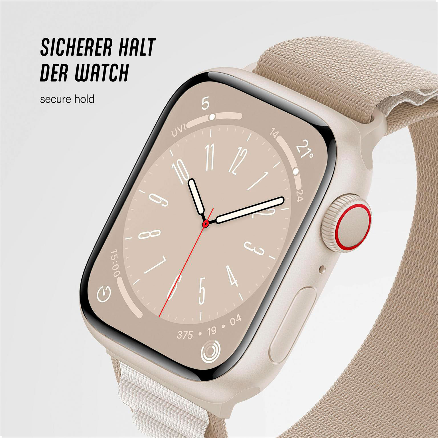 ONEFLOW Active Loop Apple Watch SE 3 (44mm) Sport Armband Nylon – Weiteres Produktbild 5