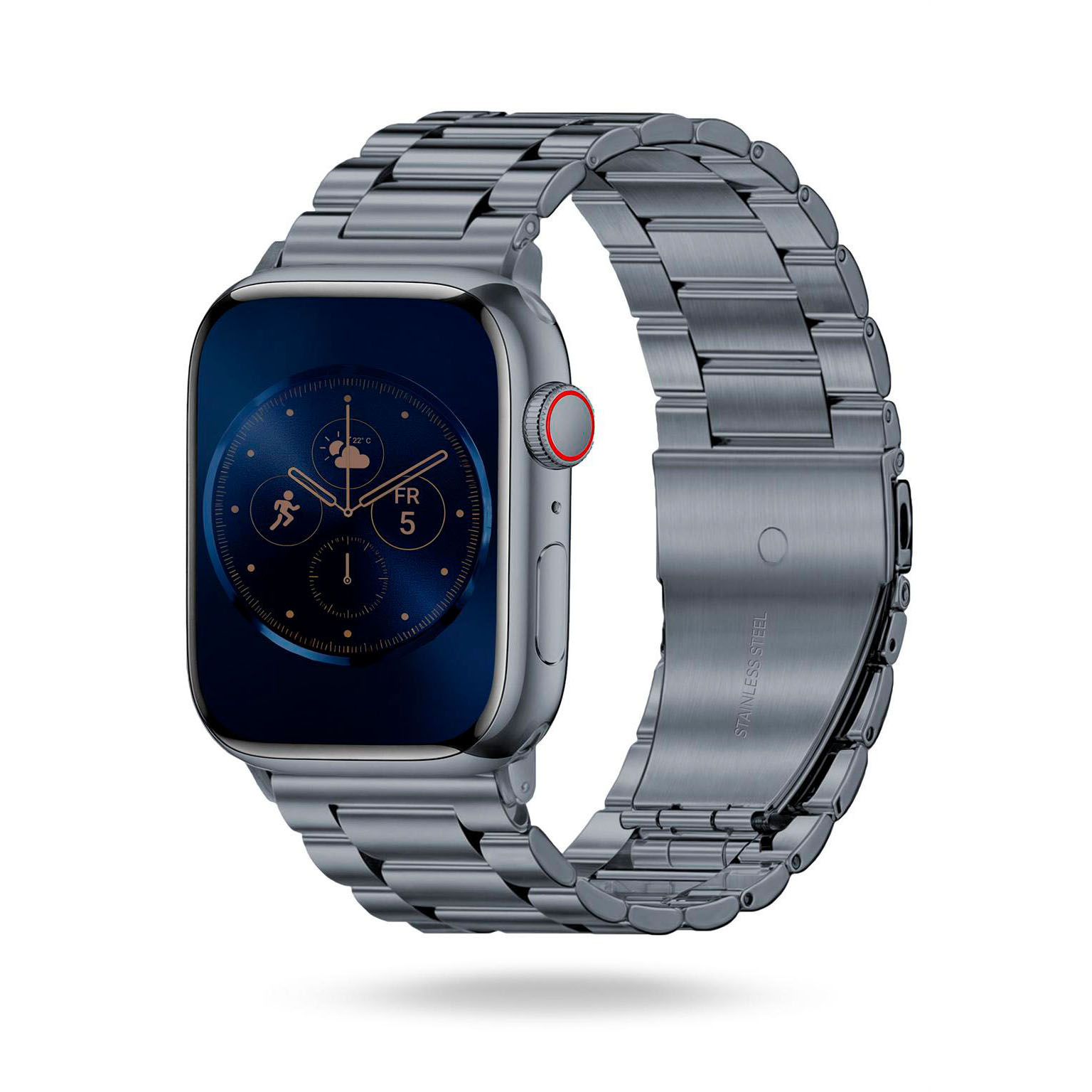 ONEFLOW Classic Link Apple Watch SE 3 (44mm) Armband Herren Edelstahl Hauptbild