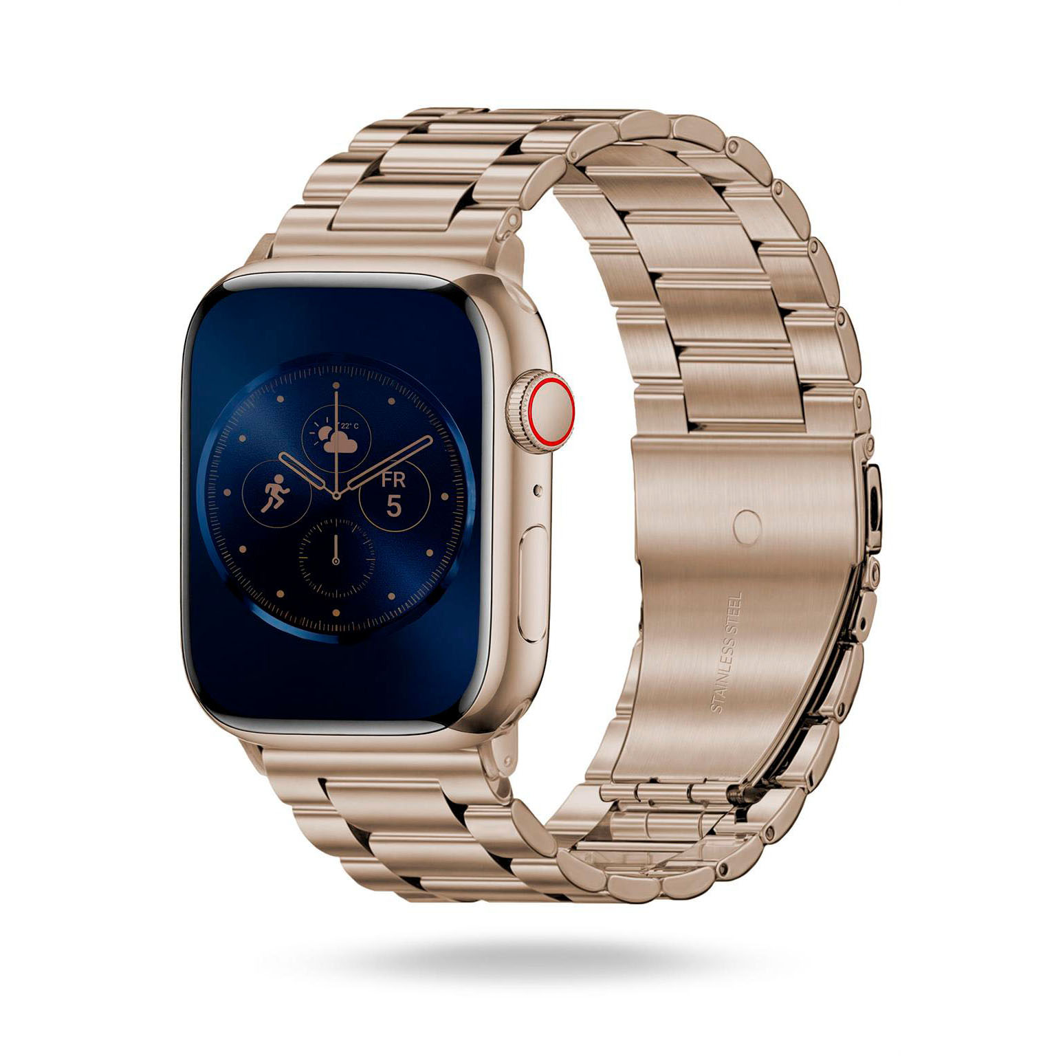 ONEFLOW Classic Link Apple Watch SE 3 (44mm) Armband Herren Edelstahl Hauptbild