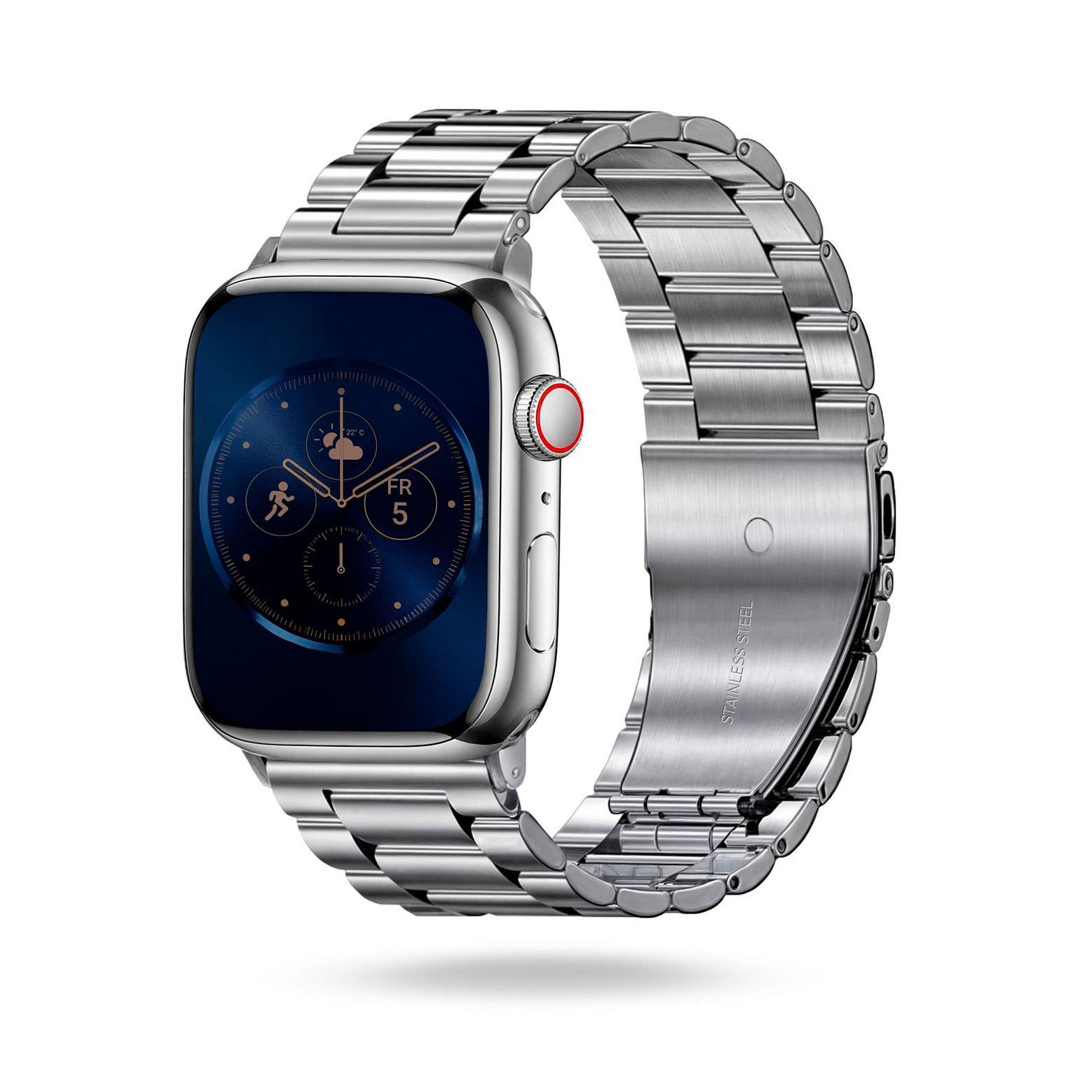 ONEFLOW Classic Link Apple Watch SE 3 (44mm) Armband Herren Edelstahl Hauptbild