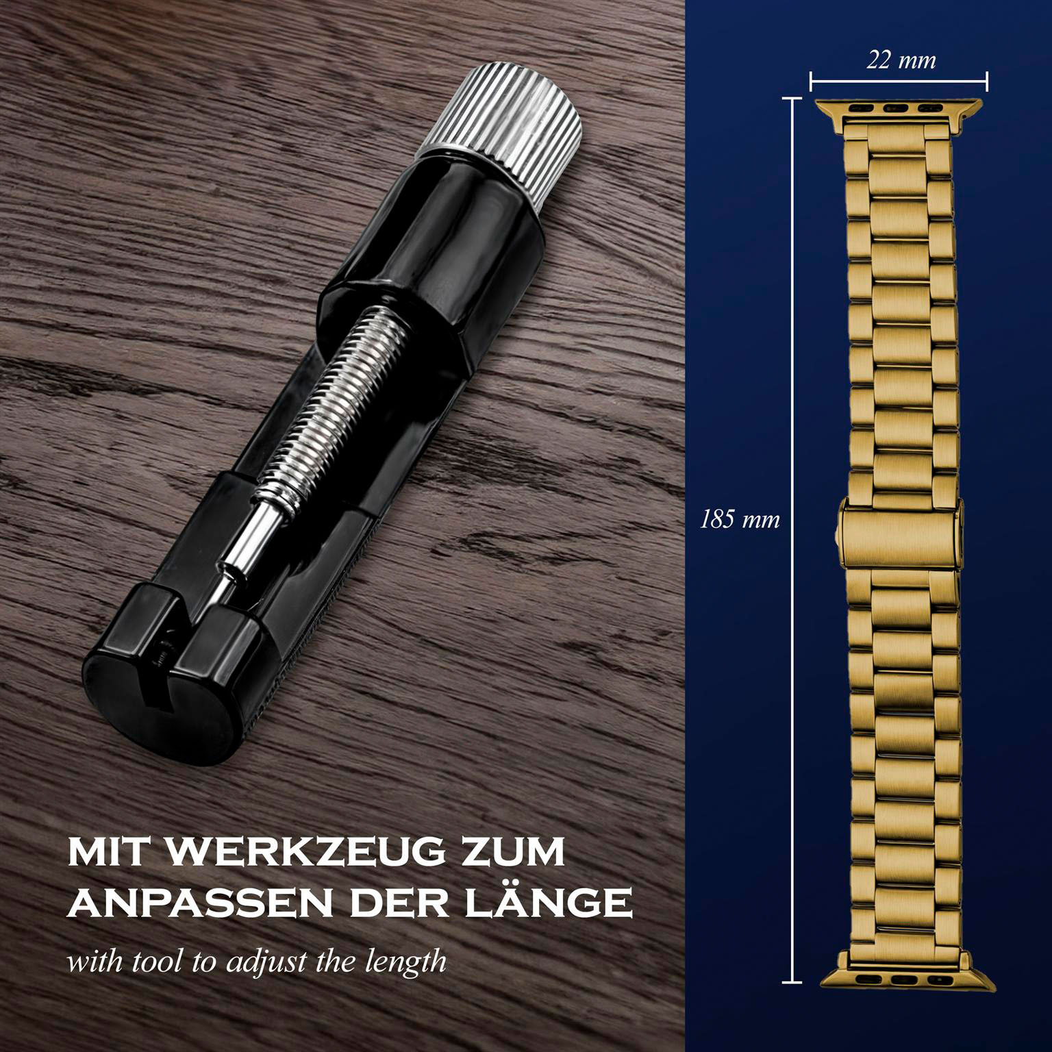ONEFLOW Classic Link Apple Watch Ultra 3 (49mm) Armband Herren Edelstahl – Weiteres Produktbild 5