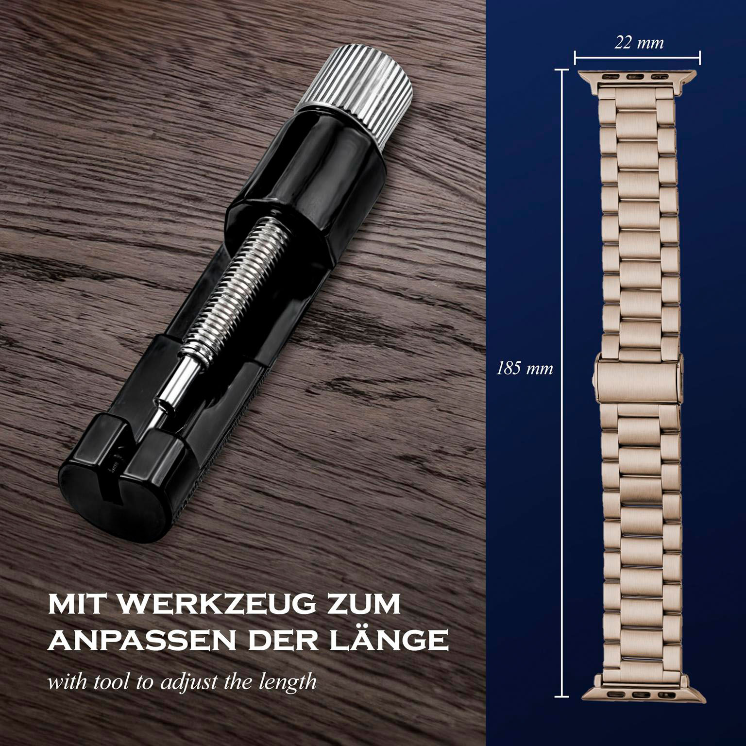 ONEFLOW Classic Link Apple Watch Ultra 3 (49mm) Armband Herren Edelstahl – Weiteres Produktbild 5