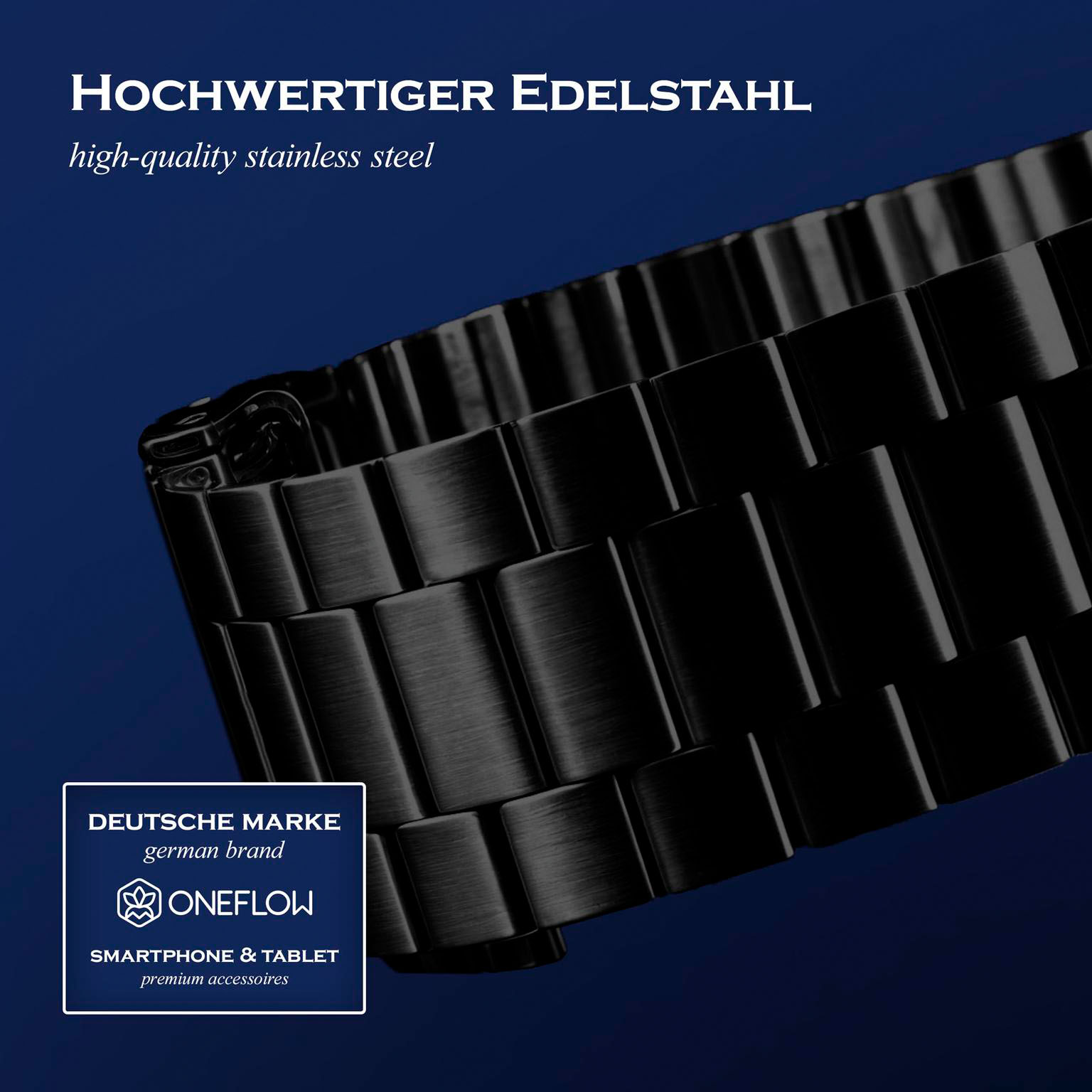 ONEFLOW Classic Link Apple Watch Ultra 3 (49mm) Armband Herren Edelstahl – Weiteres Produktbild 4