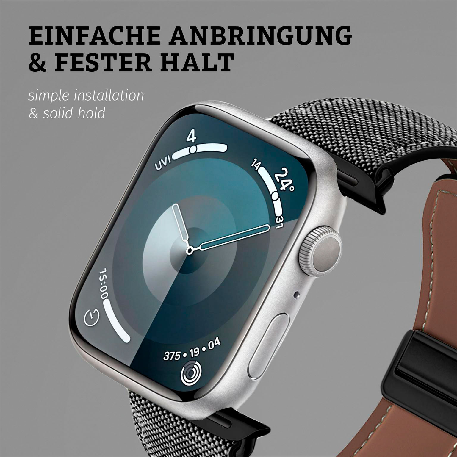 ONEFLOW Denim Loop Apple Watch SE 3 (44mm) Armband Jeans Look – Weiteres Produktbild 4