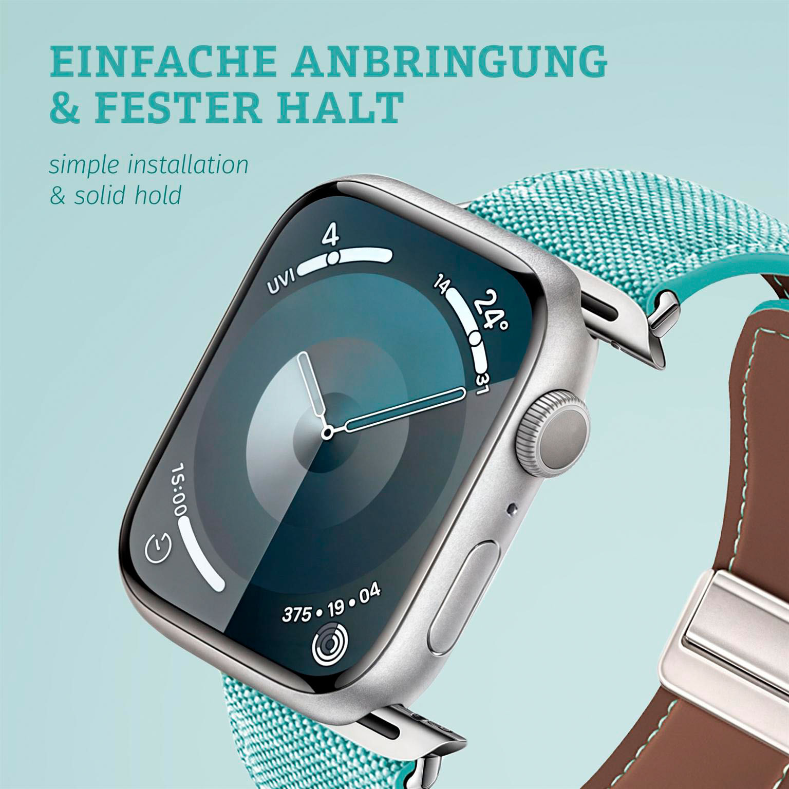 ONEFLOW Denim Loop Apple Watch SE 3 (44mm) Armband Jeans Look – Weiteres Produktbild 4