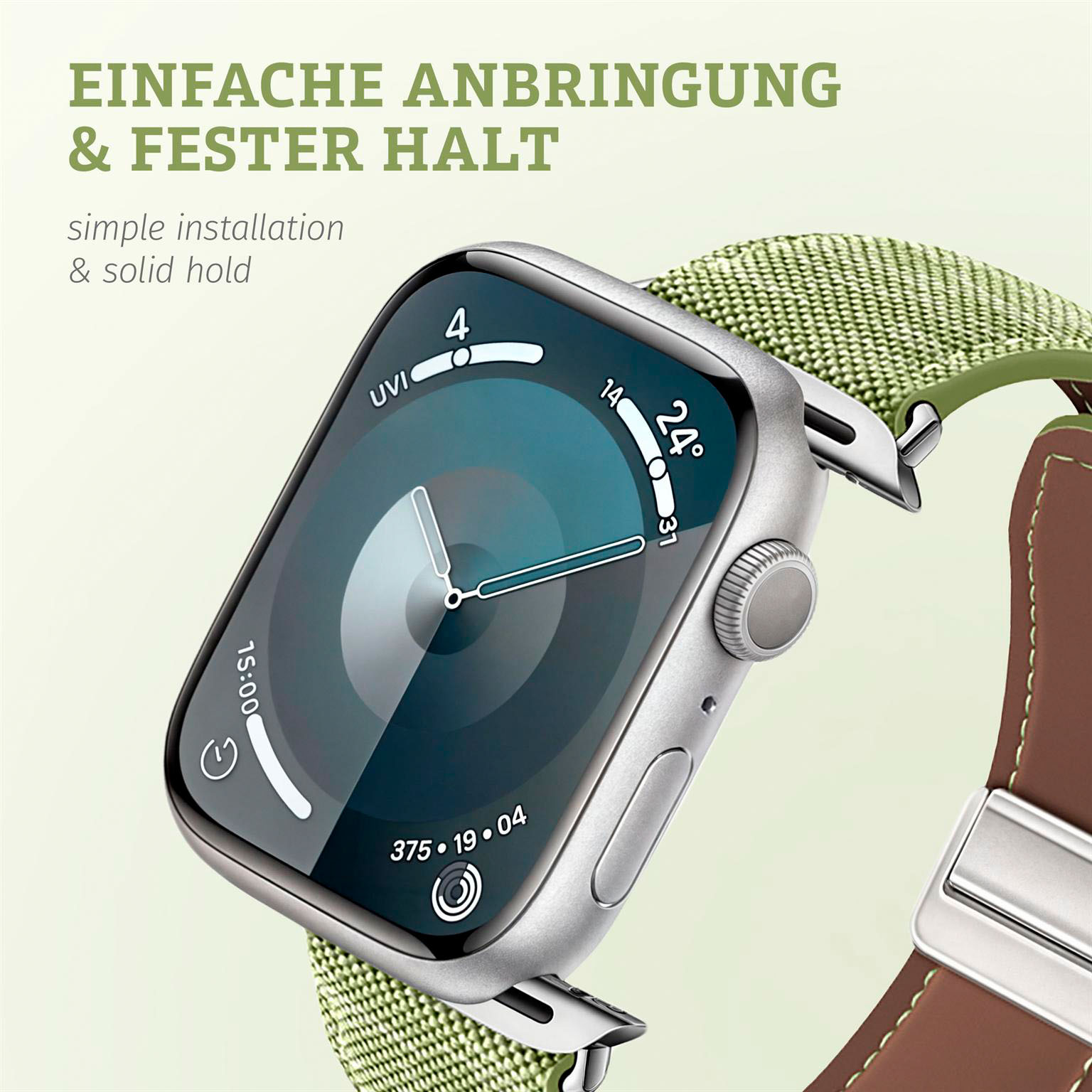 ONEFLOW Denim Loop Apple Watch 11 (42mm) Armband Jeans Look – Weiteres Produktbild 4