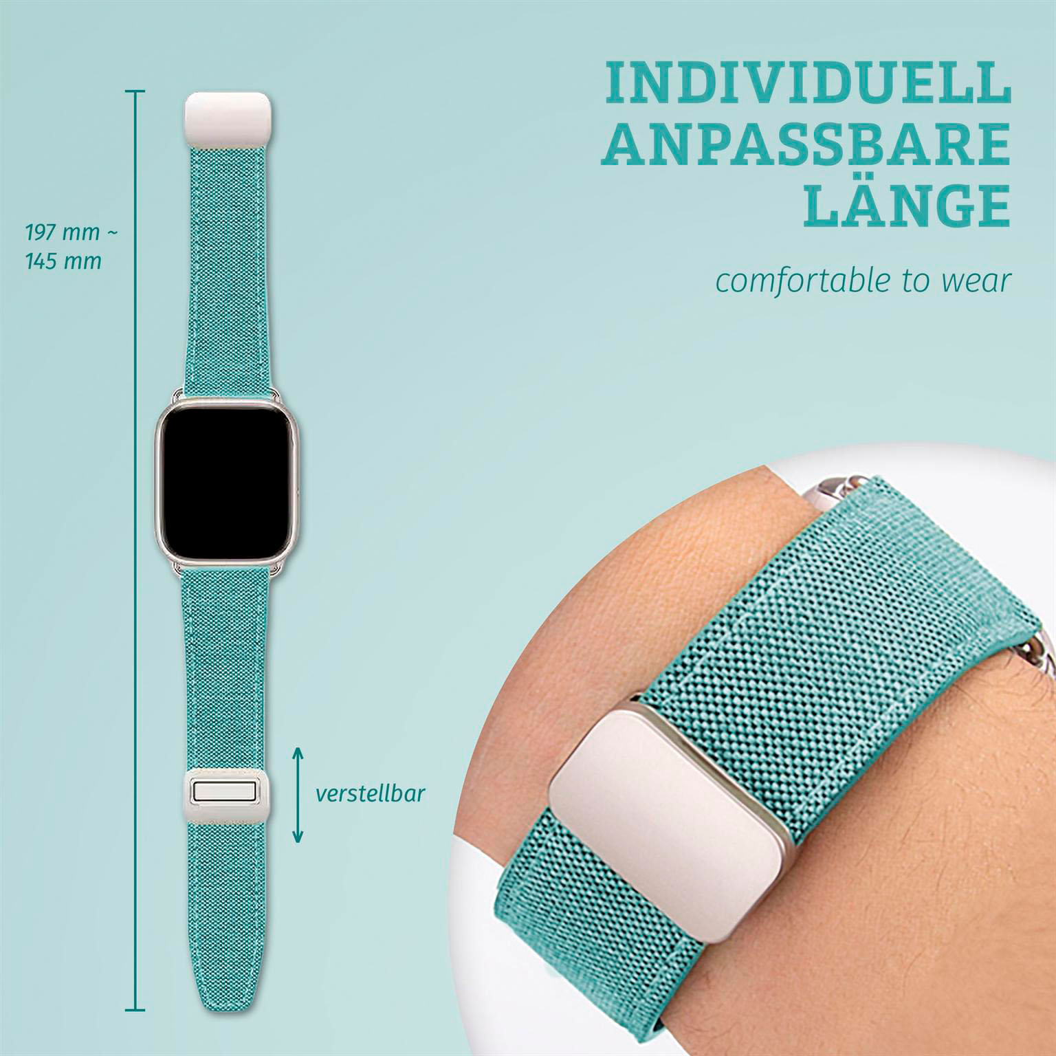 ONEFLOW Denim Loop Apple Watch Ultra 3 (49mm) Armband Jeans Look – Weiteres Produktbild 2
