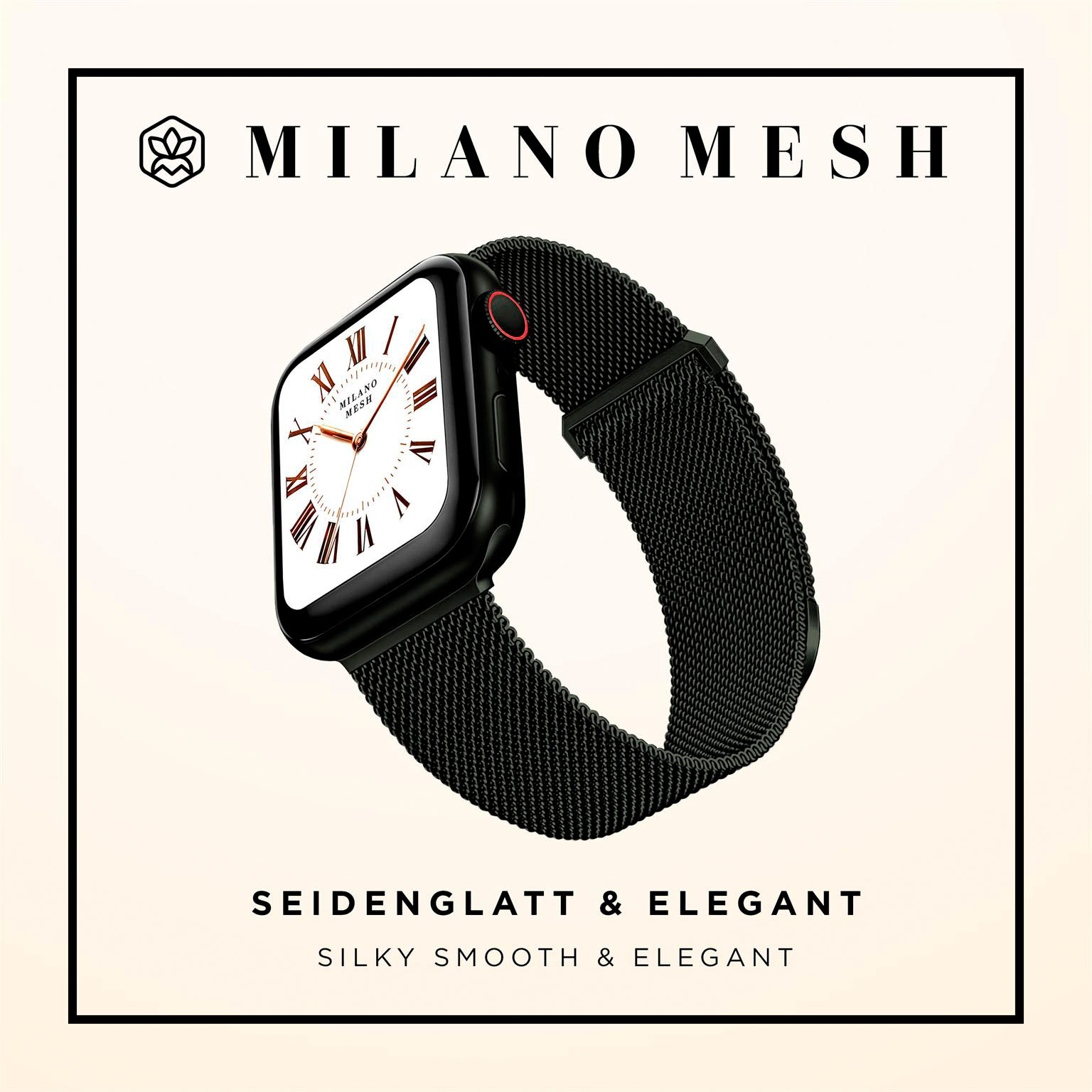 ONEFLOW Milano Mesh Apple Watch 11 (46mm) Armband Damen Metall – Weiteres Produktbild 2