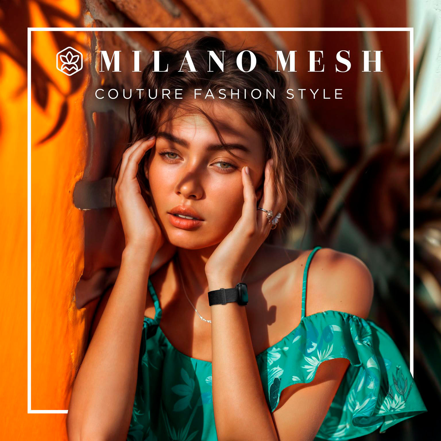 ONEFLOW Milano Mesh Apple Watch 11 (46mm) Armband Damen Metall – Weiteres Produktbild 1