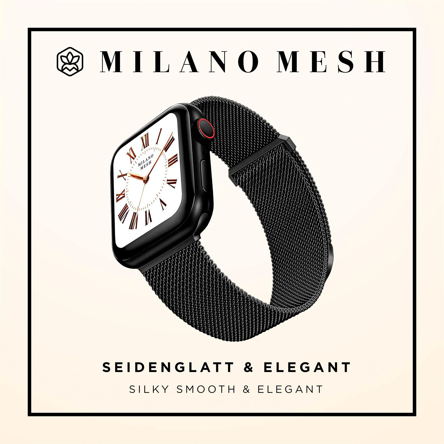 ONEFLOW Milano Mesh Apple Watch 11 (46mm) Armband Damen Metall – Weiteres Produktbild 2