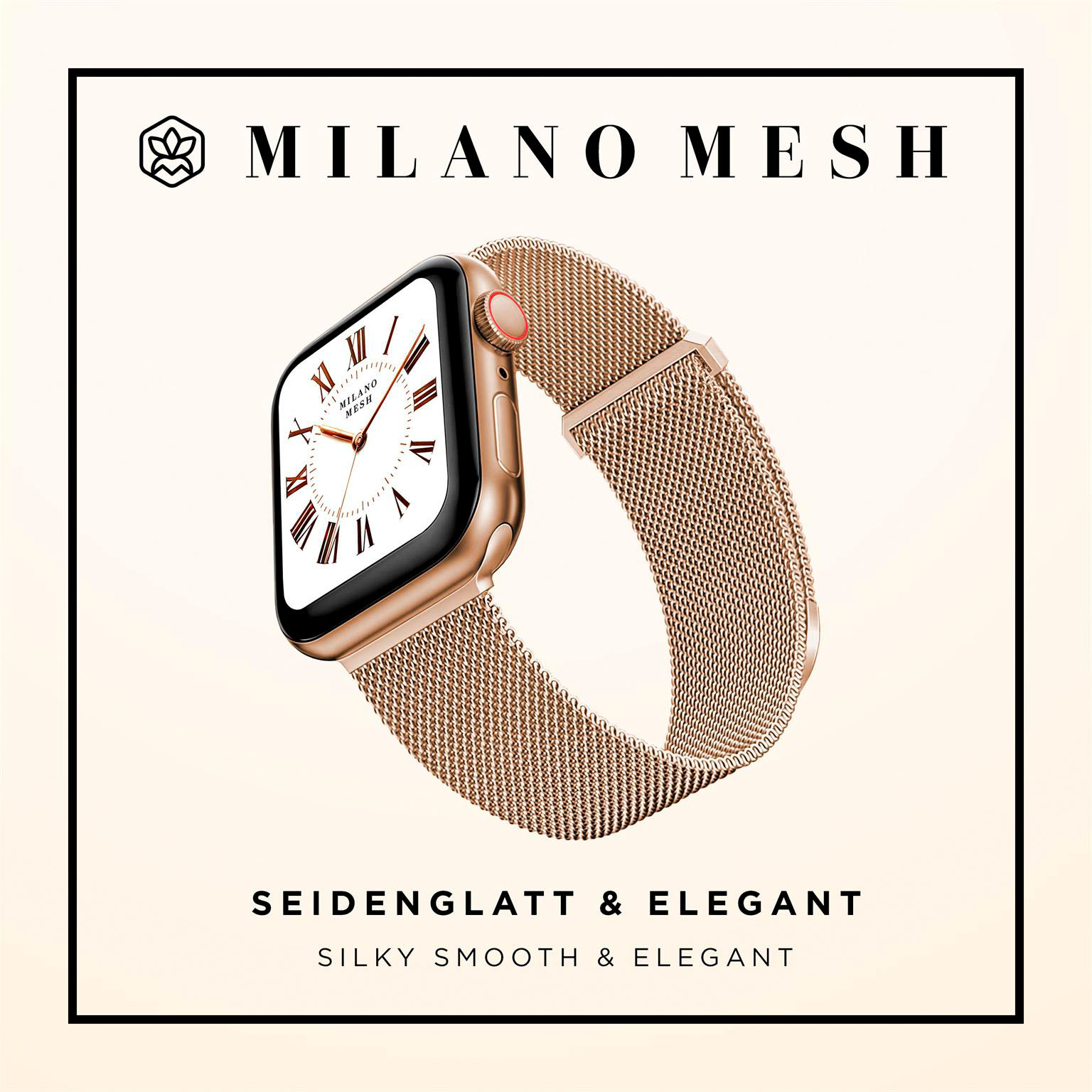 ONEFLOW Milano Mesh Apple Watch Ultra 3 (49mm) Armband Damen Metall – Weiteres Produktbild 2