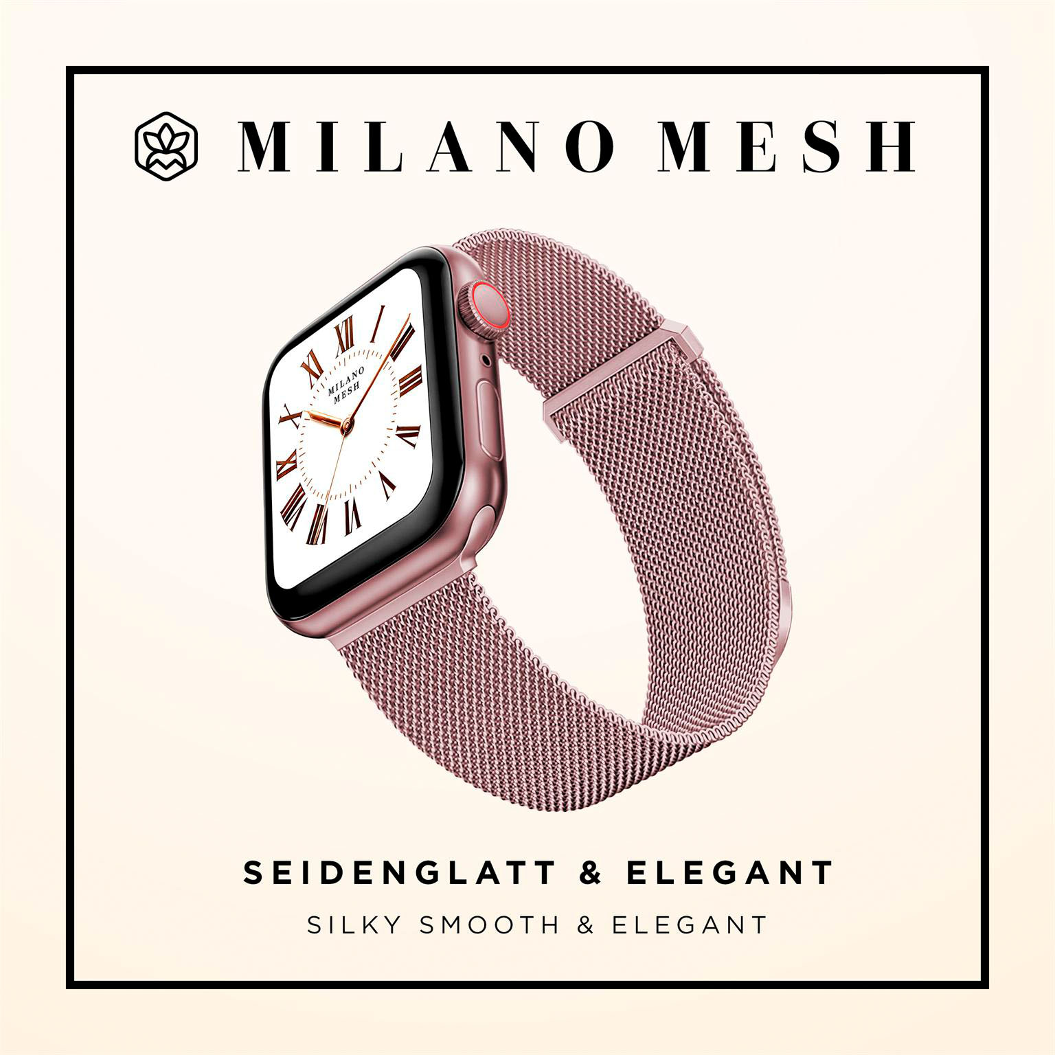 ONEFLOW Milano Mesh Apple Watch Ultra 3 (49mm) Armband Damen Metall – Weiteres Produktbild 2