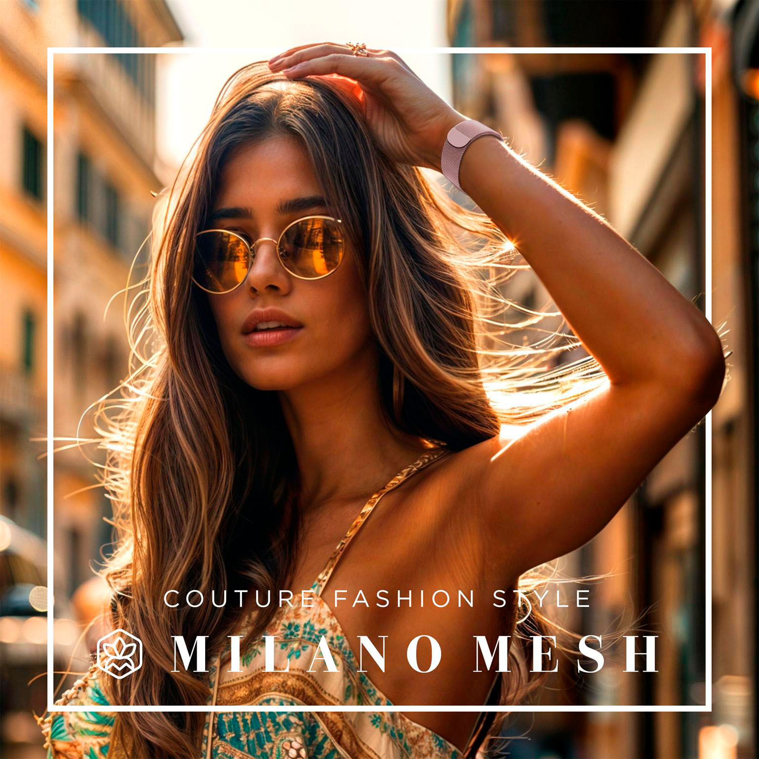 ONEFLOW Milano Mesh Apple Watch Ultra 3 (49mm) Armband Damen Metall – Weiteres Produktbild 3