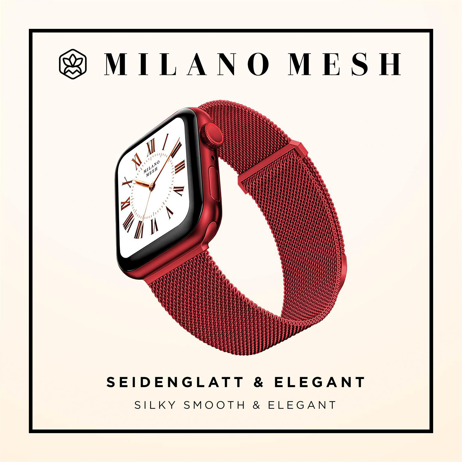 ONEFLOW Milano Mesh Apple Watch Ultra 3 (49mm) Armband Damen Metall – Weiteres Produktbild 2
