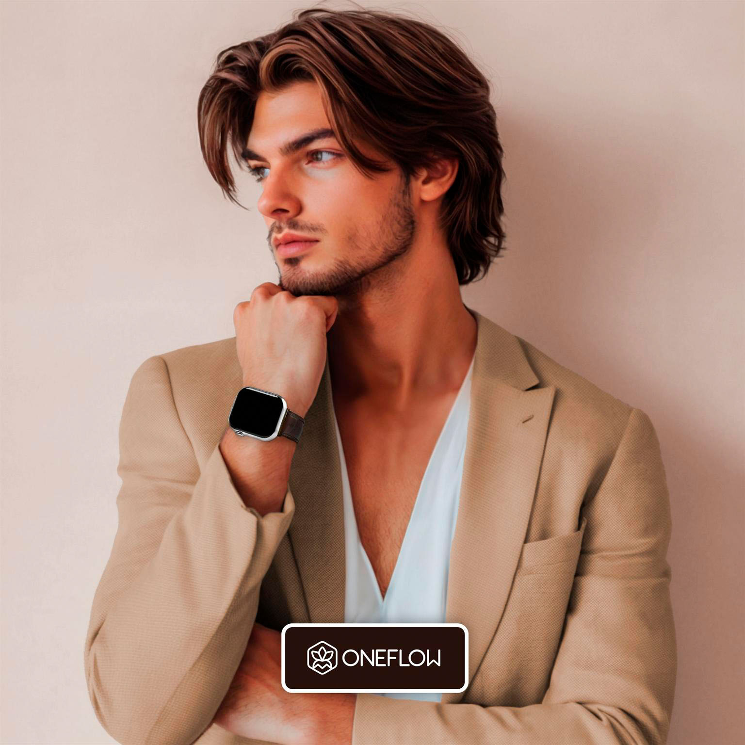 ONEFLOW Prestige Strap Apple Watch Ultra 3 (49mm) Armband Leder – Weiteres Produktbild 6