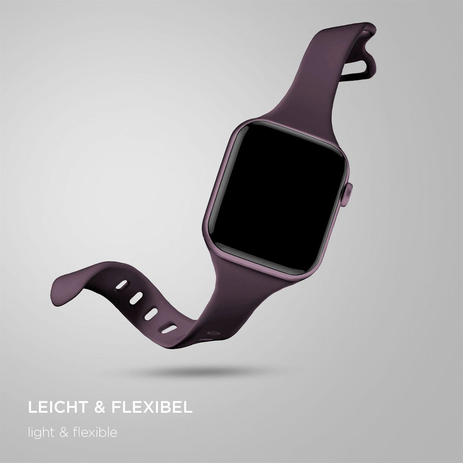 ONEFLOW Soft Band Slim Apple Watch SE 3 (40mm) Sportarmband Schmal – Weiteres Produktbild 4