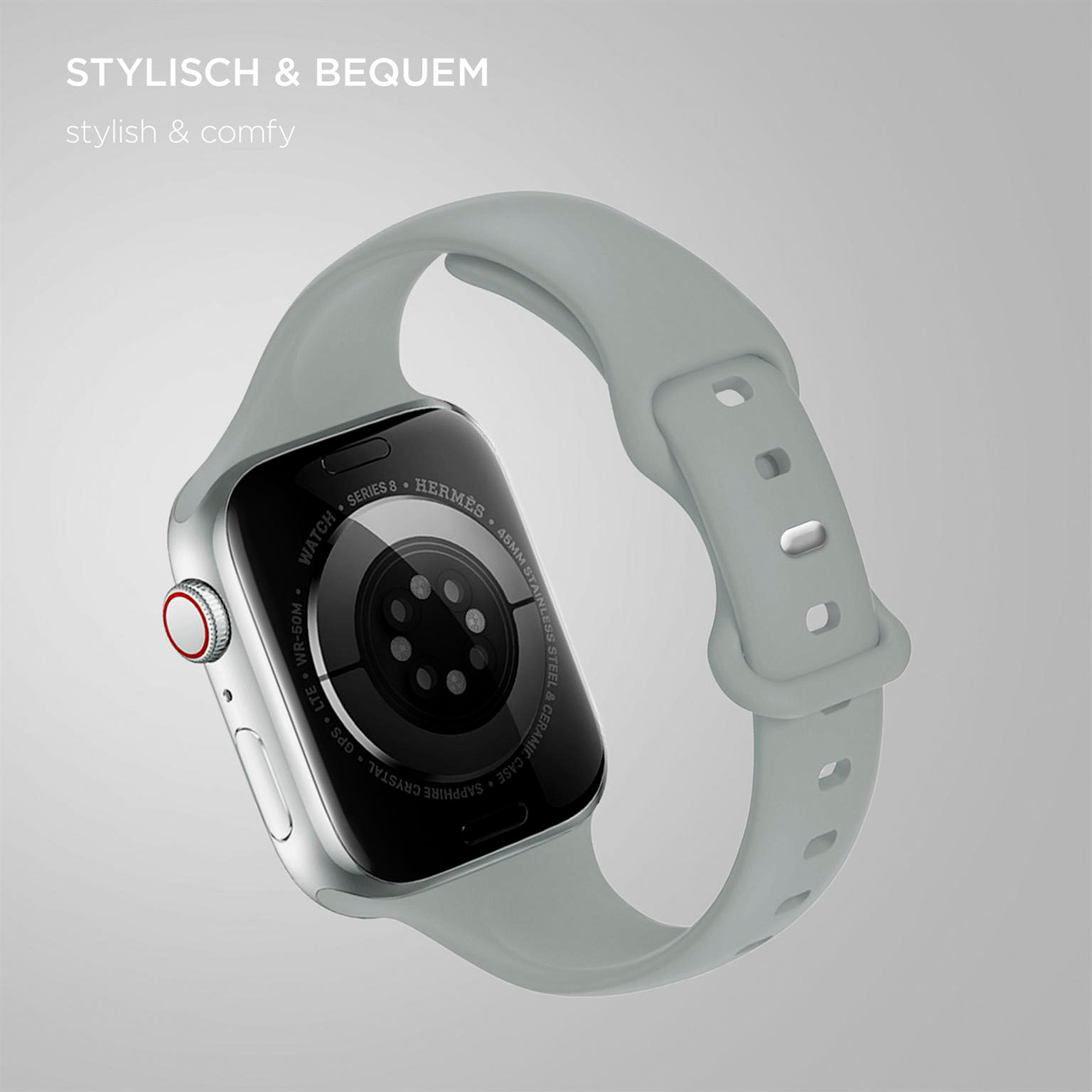 ONEFLOW Soft Band Slim Apple Watch SE 3 (40mm) Sportarmband Schmal – Weiteres Produktbild 1