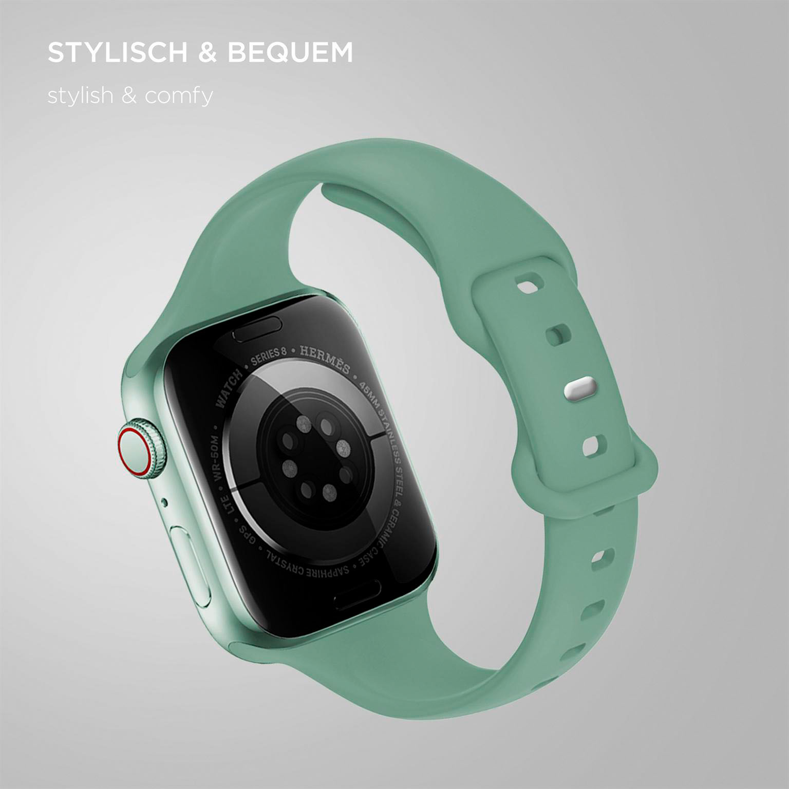 ONEFLOW Soft Band Slim Apple Watch SE 3 (40mm) Sportarmband Schmal – Weiteres Produktbild 1