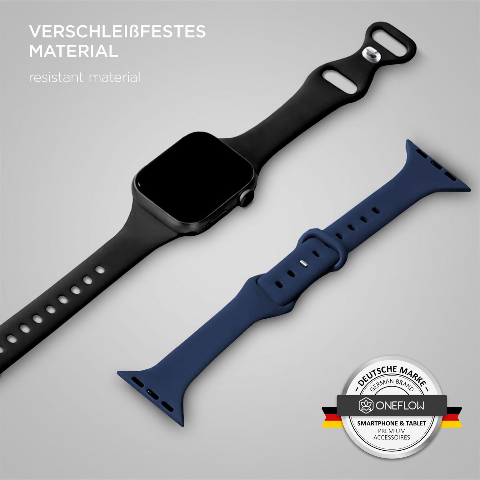 ONEFLOW Soft Band Slim Apple Watch SE 3 (44mm) Sportarmband Schmal – Weiteres Produktbild 2