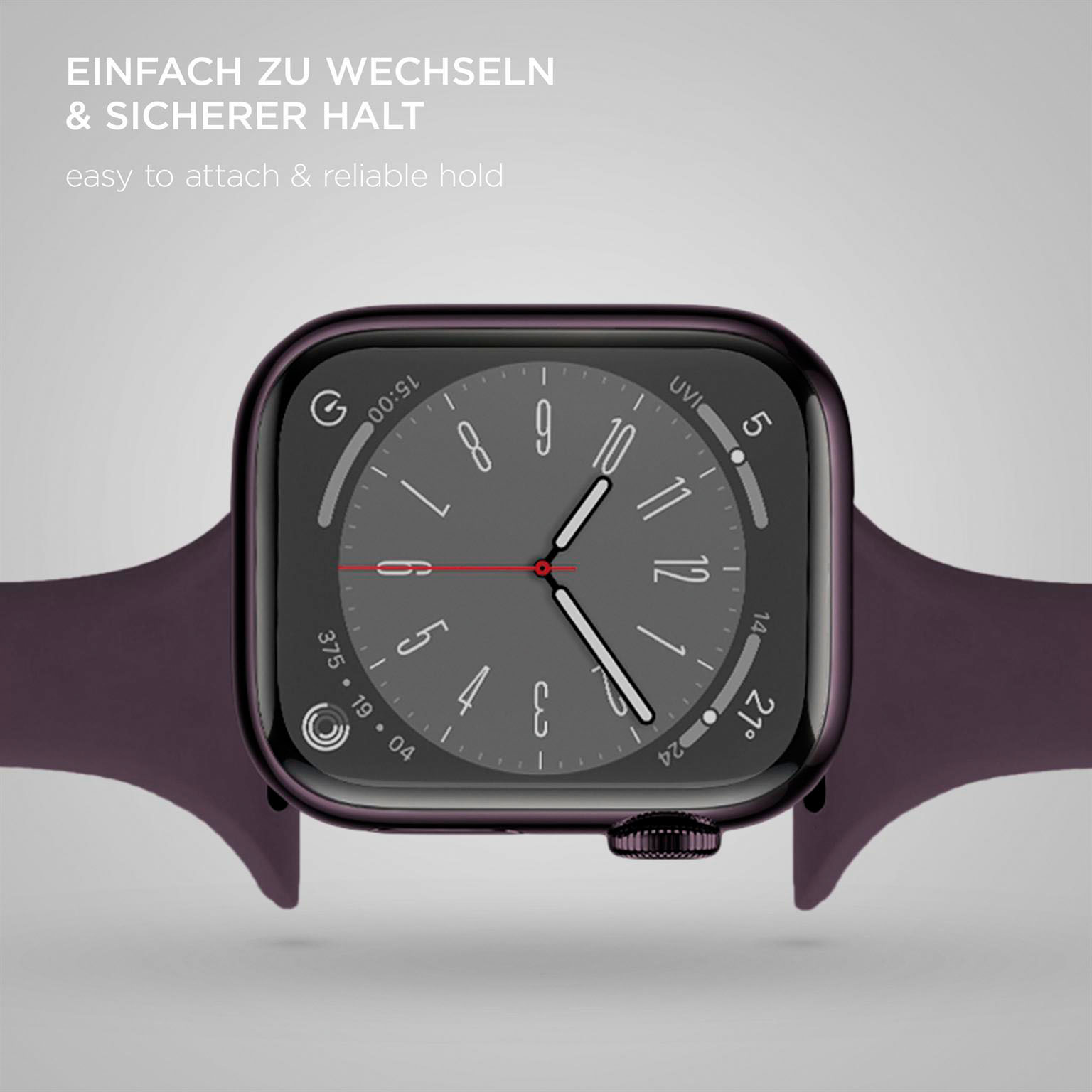 ONEFLOW Soft Band Slim Apple Watch SE 3 (44mm) Sportarmband Schmal – Weiteres Produktbild 5