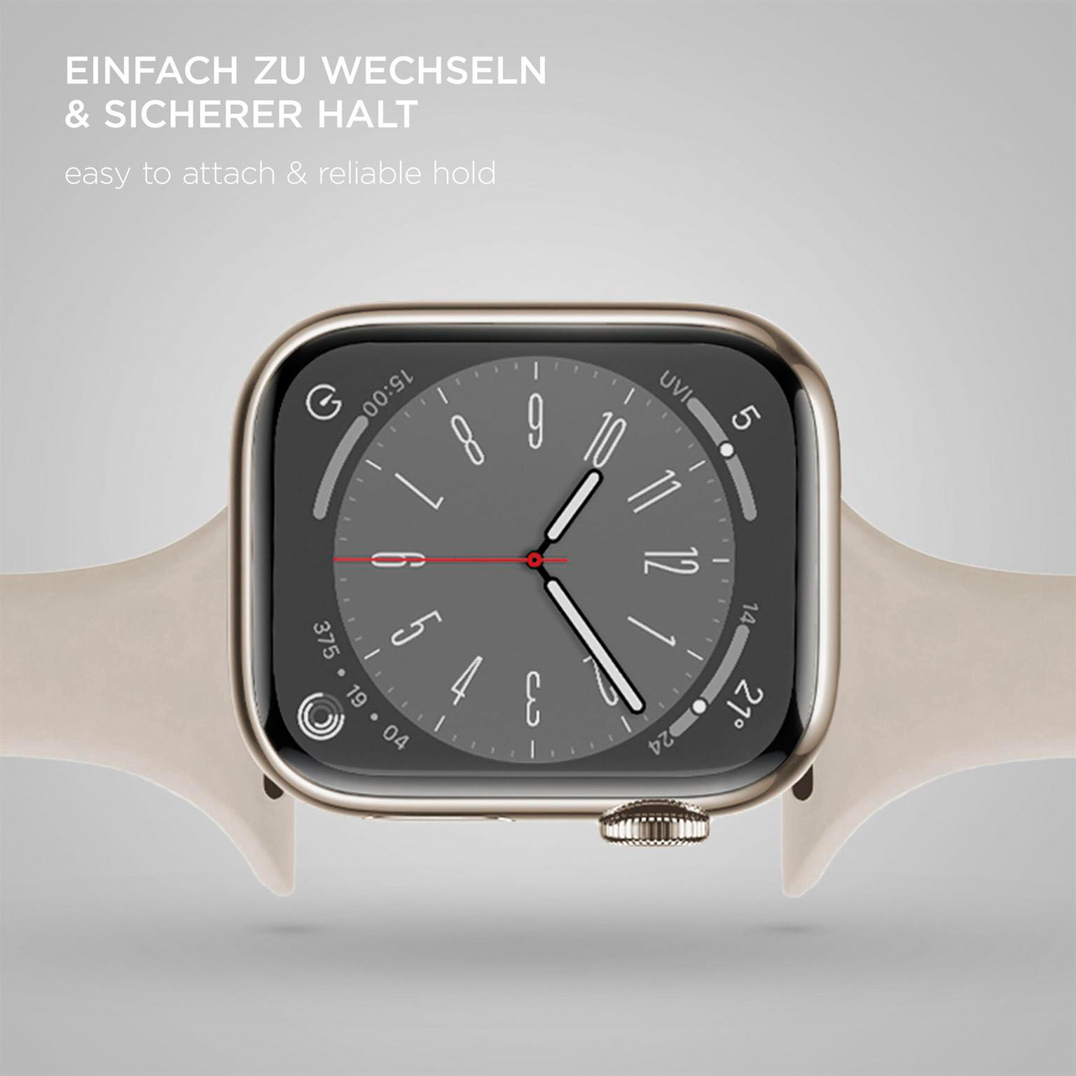 ONEFLOW Soft Band Slim Apple Watch SE 3 (44mm) Sportarmband Schmal – Weiteres Produktbild 5
