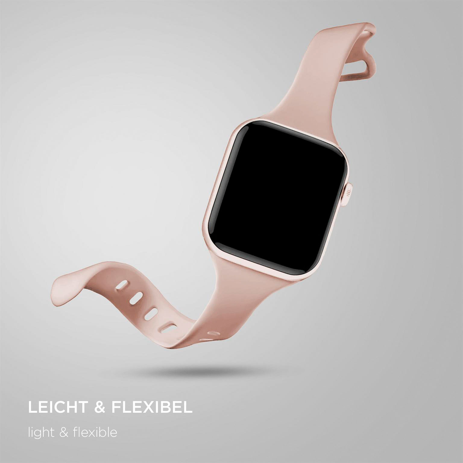 ONEFLOW Soft Band Slim Apple Watch SE 3 (44mm) Sportarmband Schmal – Weiteres Produktbild 4