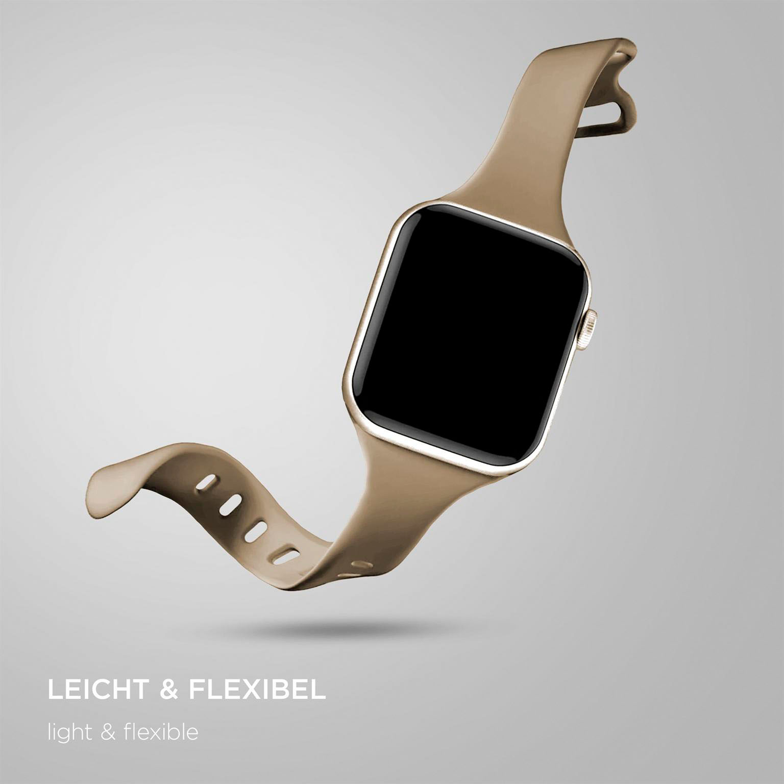 ONEFLOW Soft Band Slim Apple Watch SE 3 (44mm) Sportarmband Schmal – Weiteres Produktbild 4
