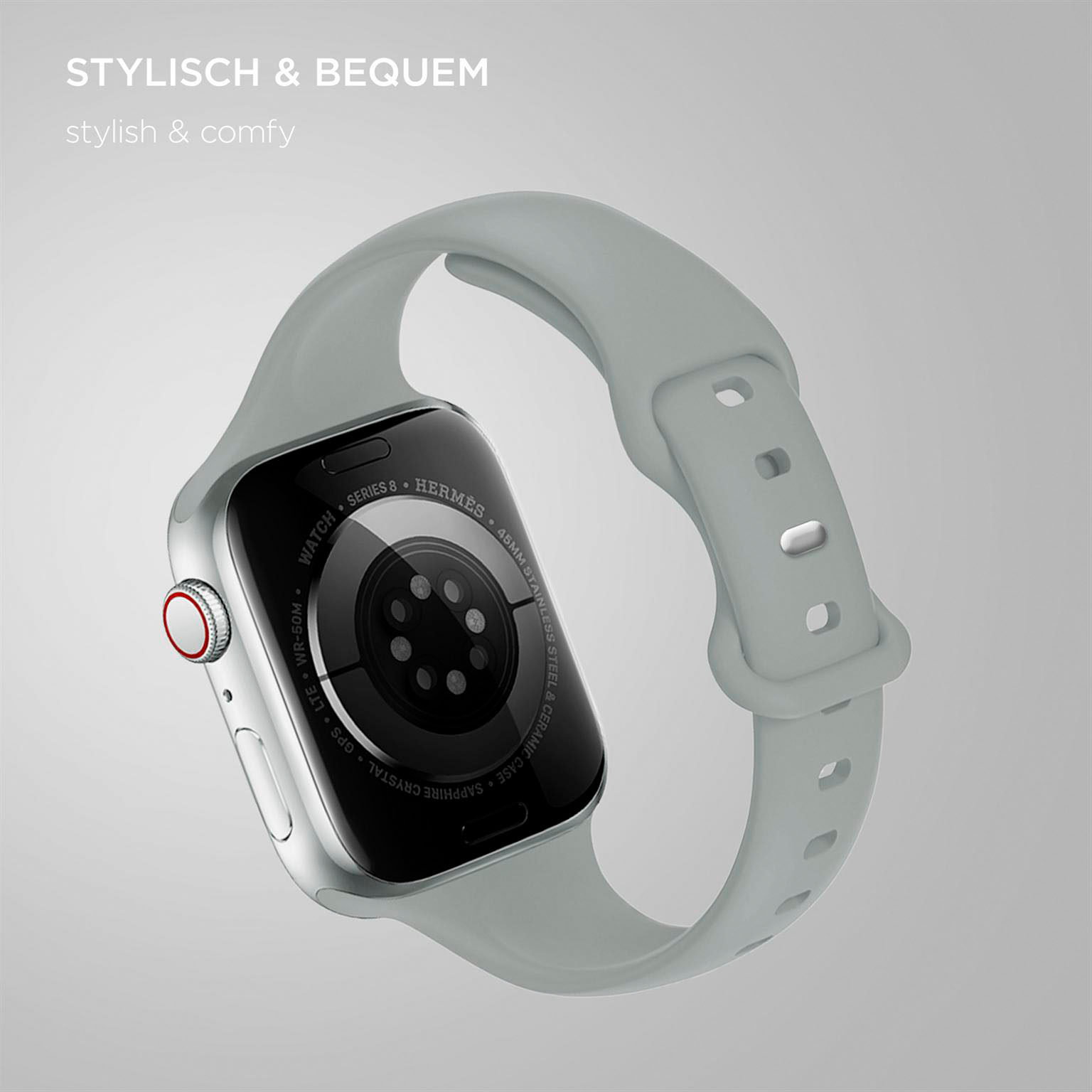 ONEFLOW Soft Band Slim Apple Watch 11 (42mm) Sportarmband Schmal – Weiteres Produktbild 1