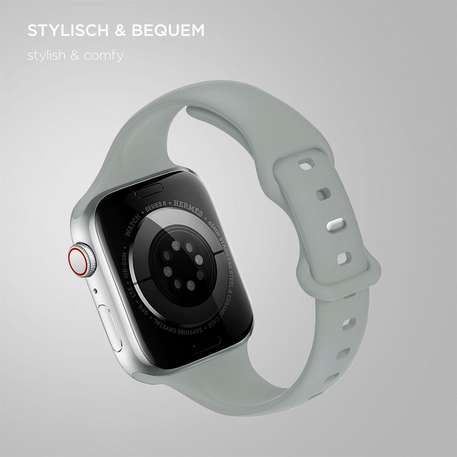 ONEFLOW Soft Band Slim Apple Watch 11 (46mm) Sportarmband Schmal – Weiteres Produktbild 1