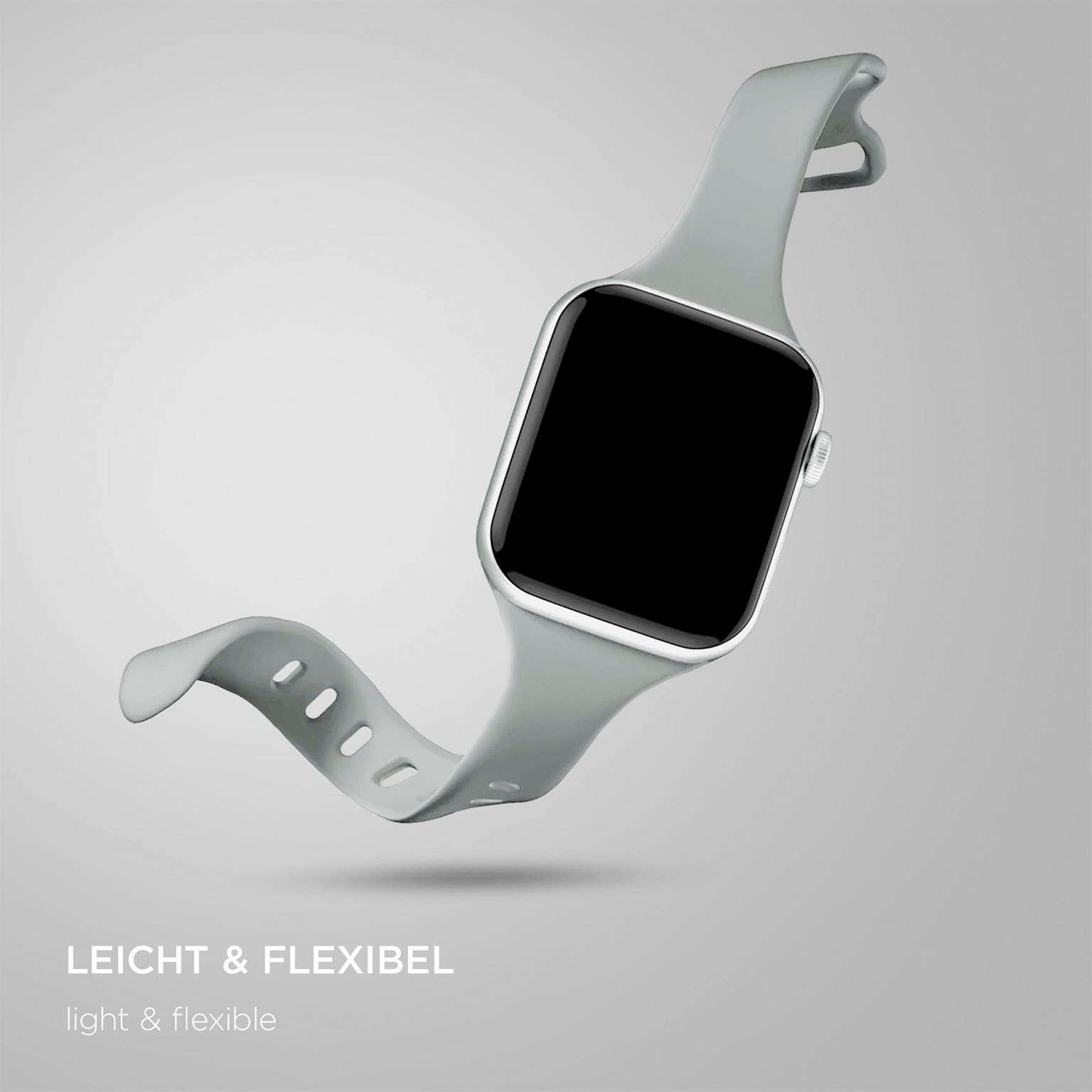ONEFLOW Soft Band Slim Apple Watch 11 (46mm) Sportarmband Schmal – Weiteres Produktbild 4