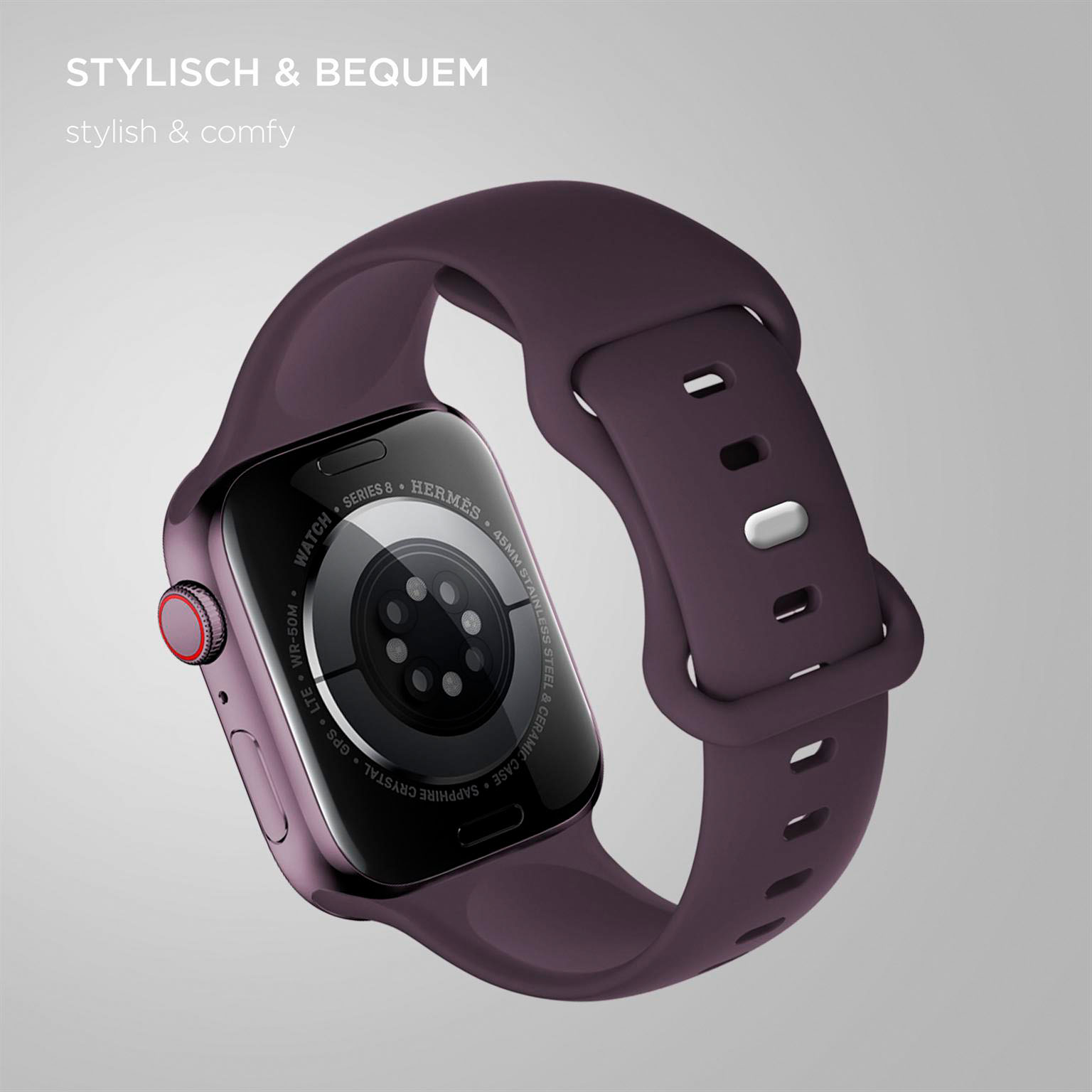 ONEFLOW Soft Band Apple Watch SE 3 (40mm) Silikon Armband Sport – Weiteres Produktbild 1