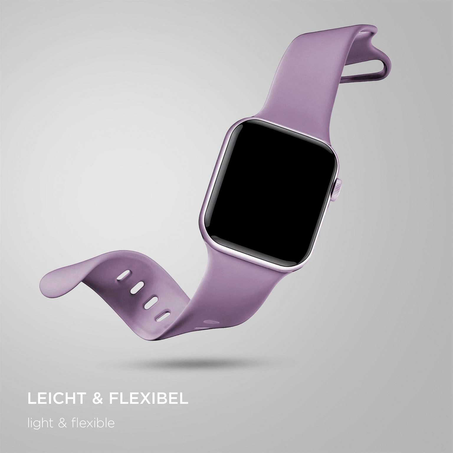 ONEFLOW Soft Band Apple Watch SE 3 (40mm) Silikon Armband Sport – Weiteres Produktbild 4