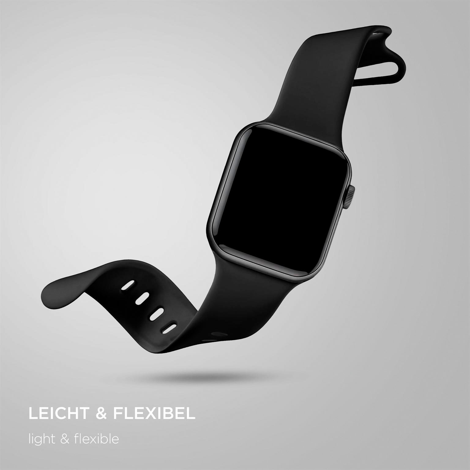 ONEFLOW Soft Band Apple Watch SE 3 (40mm) Silikon Armband Sport – Weiteres Produktbild 4