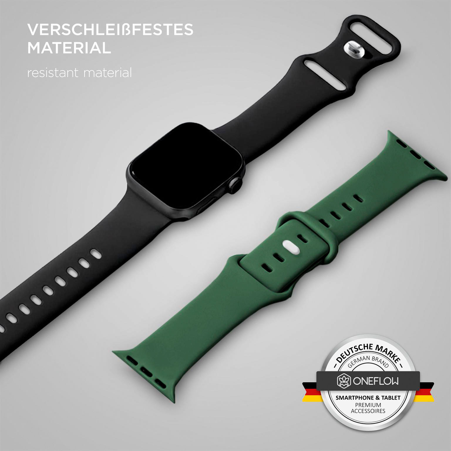 ONEFLOW Soft Band Apple Watch SE 3 (44mm) Silikon Armband Sport – Weiteres Produktbild 2