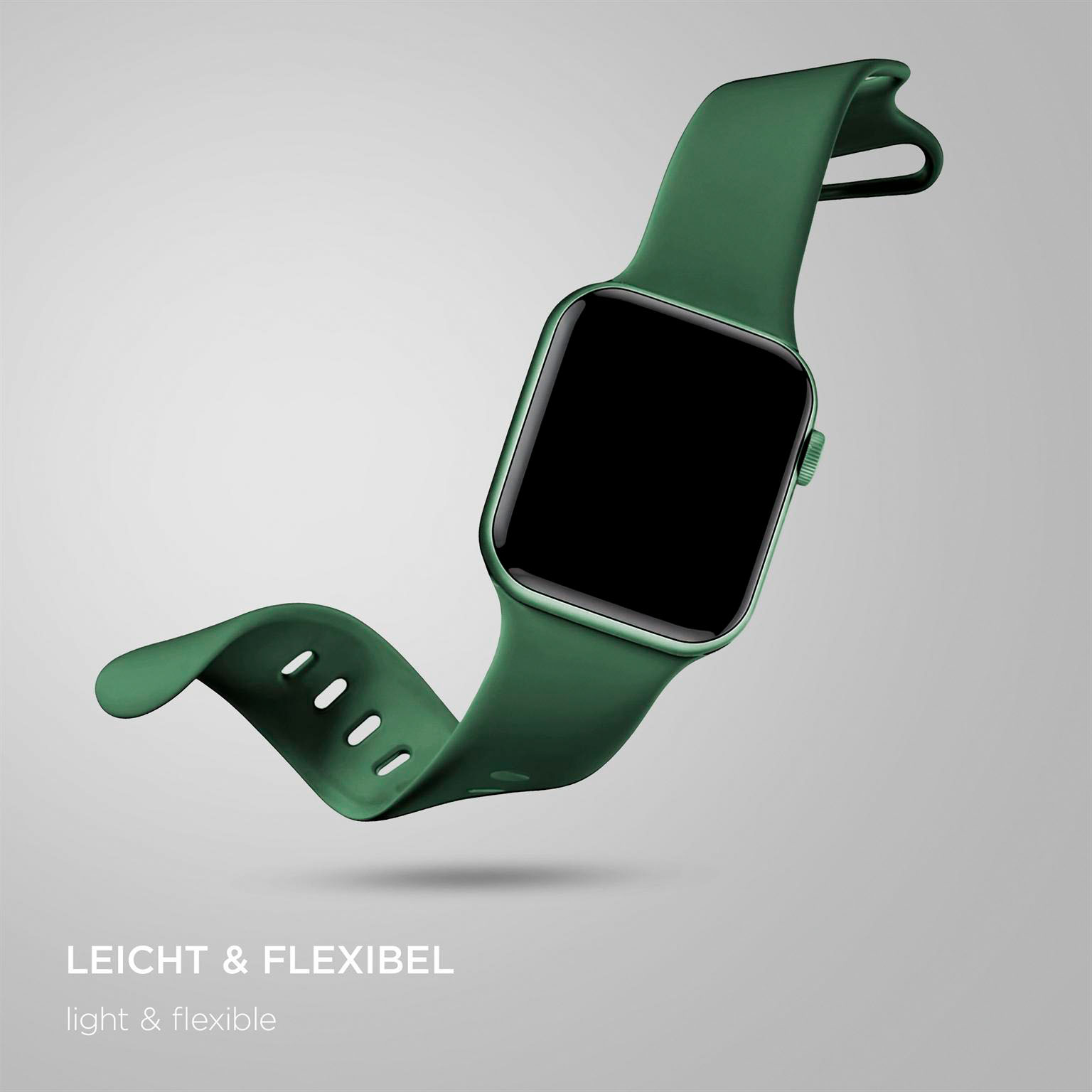 ONEFLOW Soft Band Apple Watch SE 3 (44mm) Silikon Armband Sport – Weiteres Produktbild 4