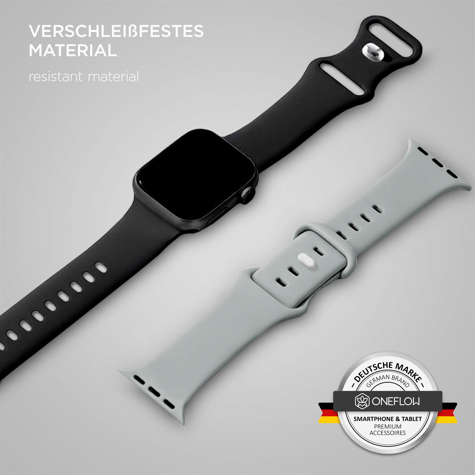 ONEFLOW Soft Band Apple Watch SE 3 (44mm) Silikon Armband Sport – Weiteres Produktbild 2