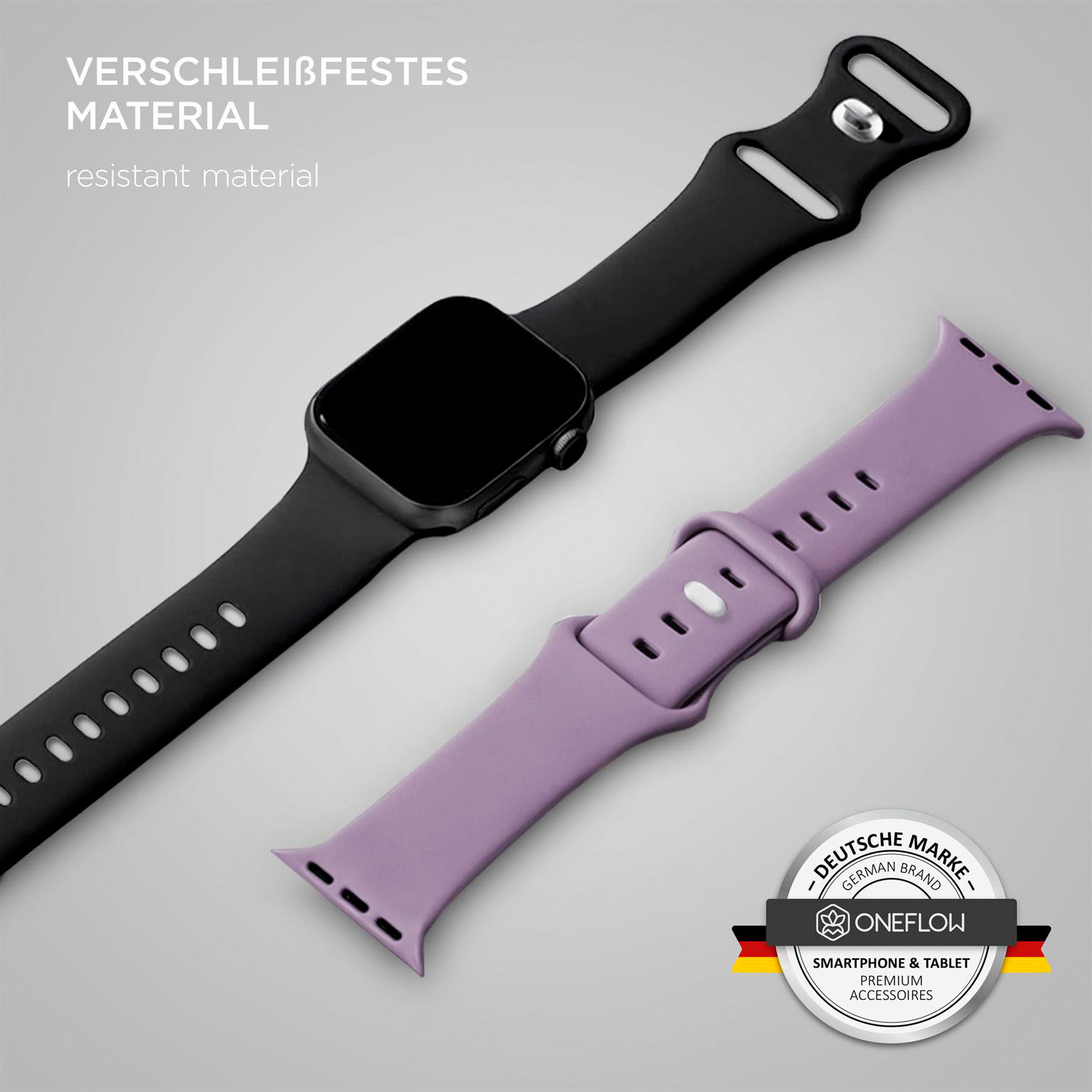 ONEFLOW Soft Band Apple Watch SE 3 (44mm) Silikon Armband Sport – Weiteres Produktbild 2