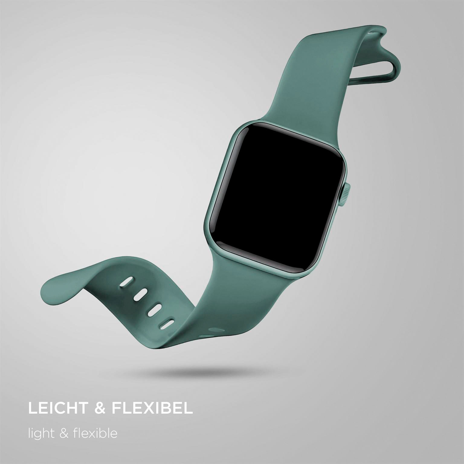 ONEFLOW Soft Band Apple Watch SE 3 (44mm) Silikon Armband Sport – Weiteres Produktbild 4
