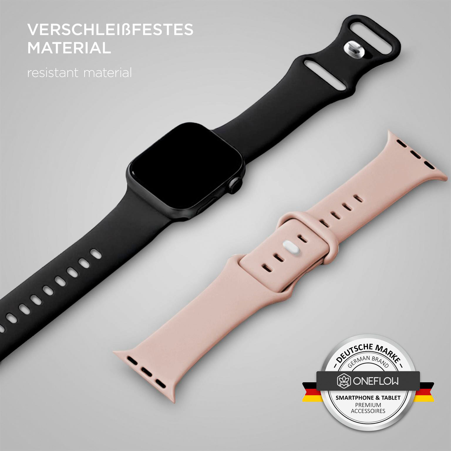 ONEFLOW Soft Band Apple Watch SE 3 (44mm) Silikon Armband Sport – Weiteres Produktbild 2
