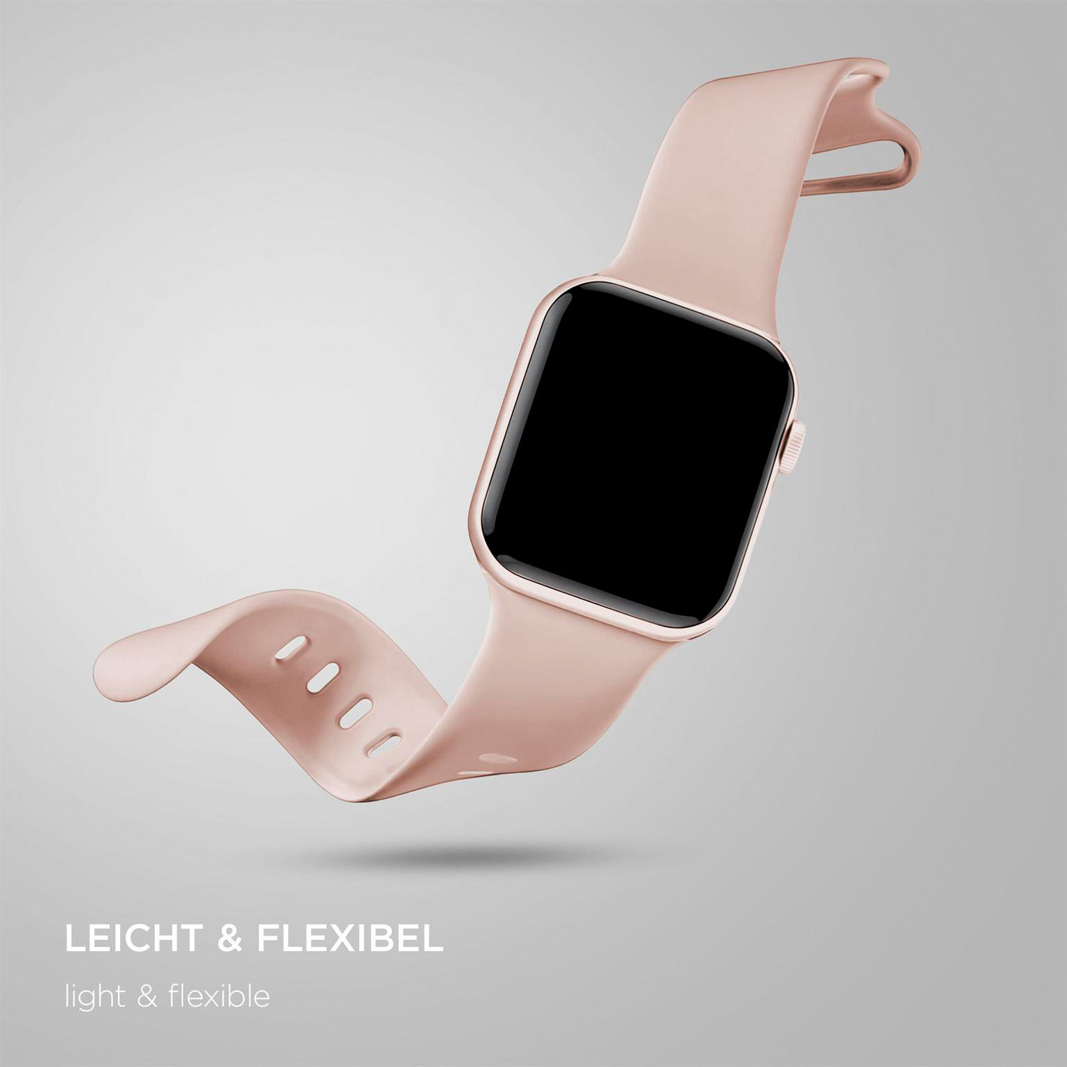 ONEFLOW Soft Band Apple Watch SE 3 (44mm) Silikon Armband Sport – Weiteres Produktbild 4
