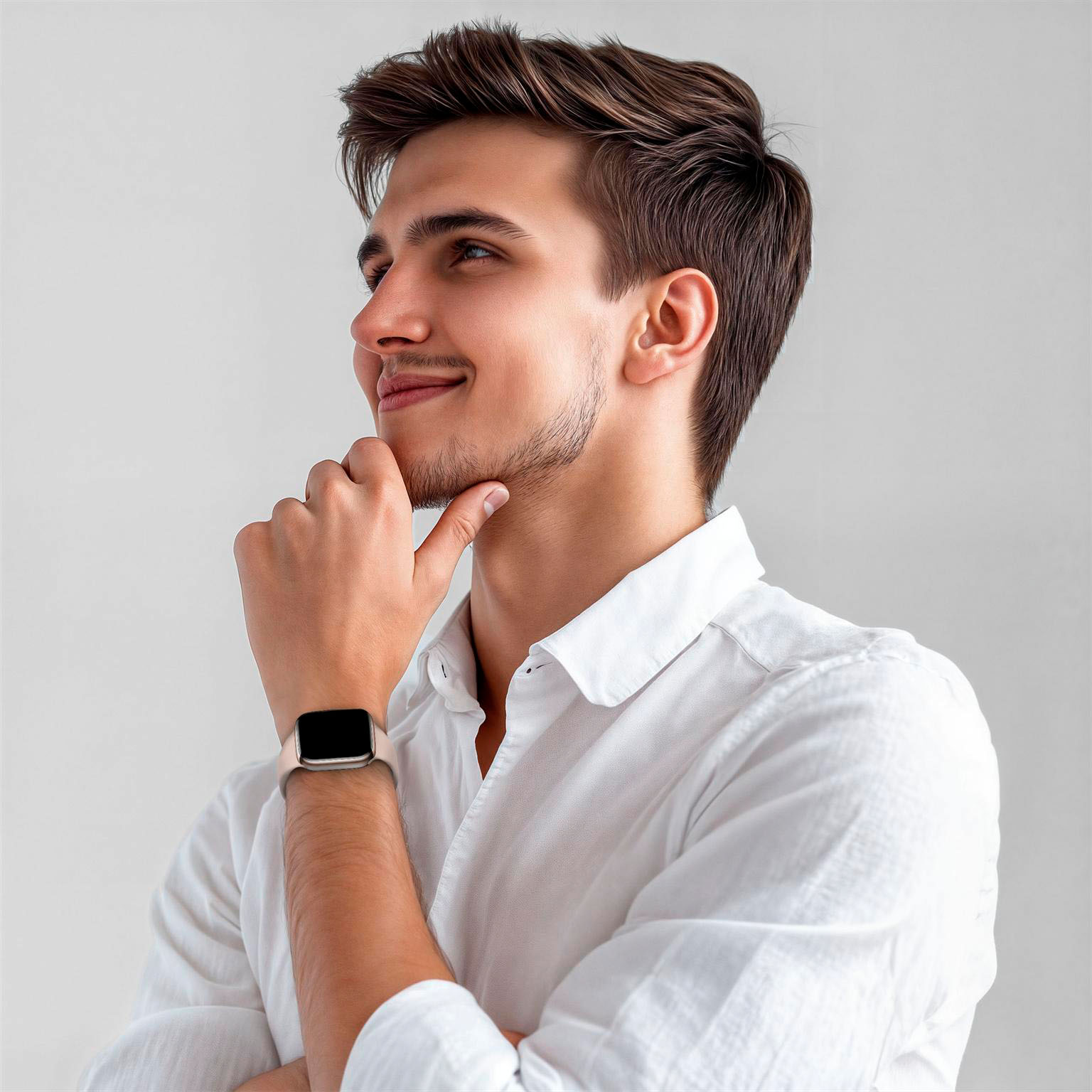 ONEFLOW Soft Band Apple Watch SE 3 (44mm) Silikon Armband Sport – Weiteres Produktbild 6