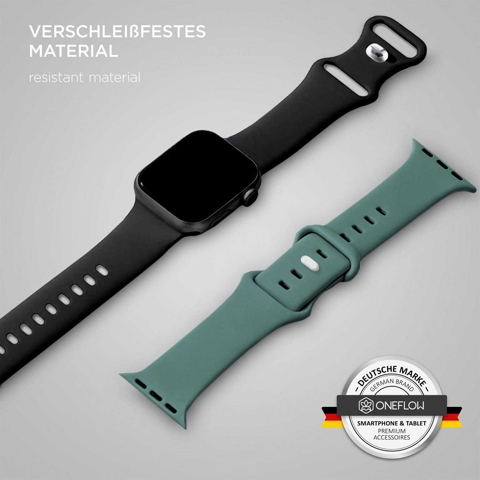 ONEFLOW Soft Band Apple Watch SE 3 (44mm) Silikon Armband Sport – Weiteres Produktbild 2