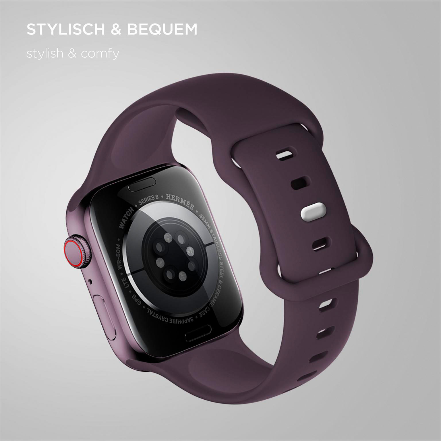 ONEFLOW Soft Band Apple Watch 11 (46mm) Silikon Armband Sport – Weiteres Produktbild 1