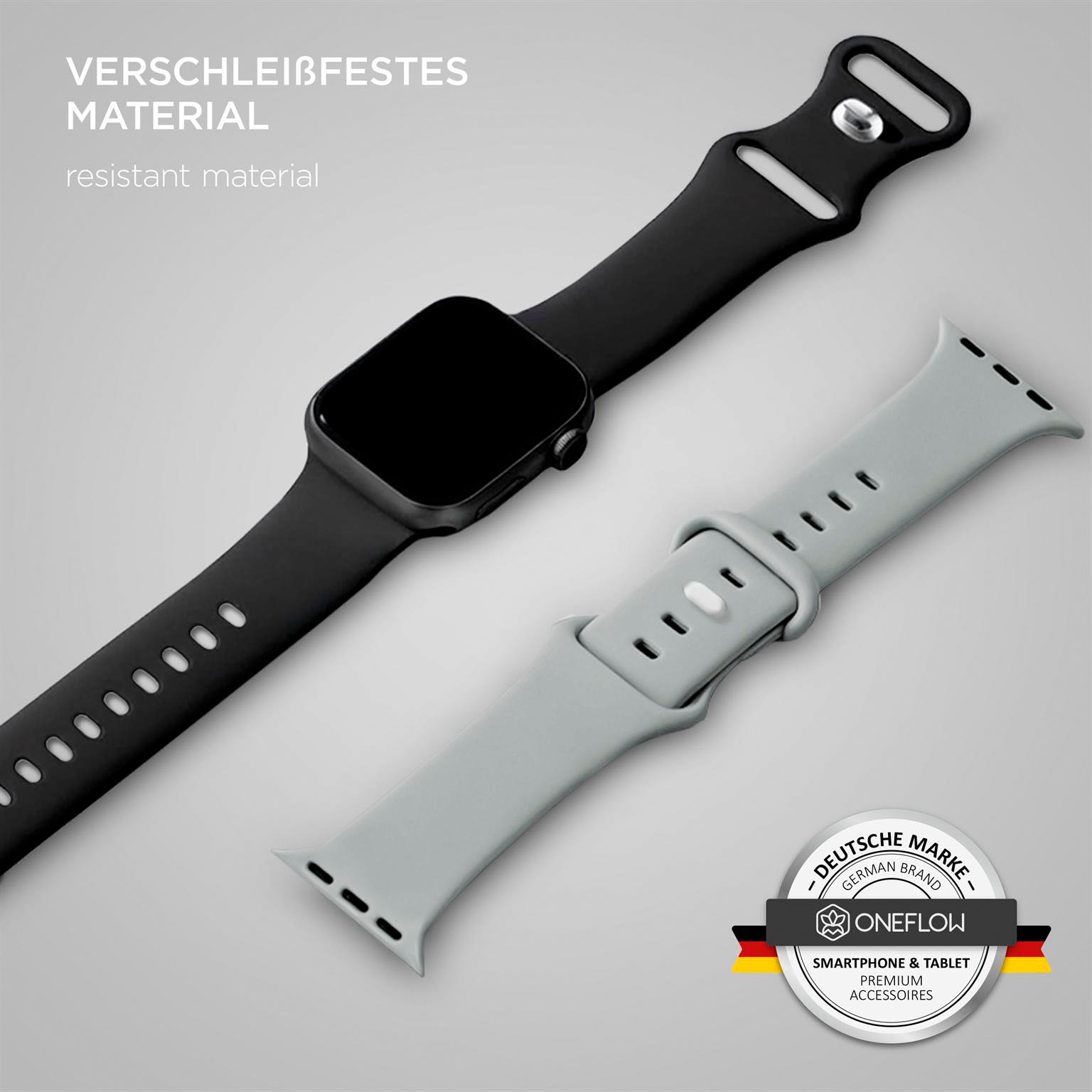 ONEFLOW Soft Band Apple Watch 11 (46mm) Silikon Armband Sport – Weiteres Produktbild 2