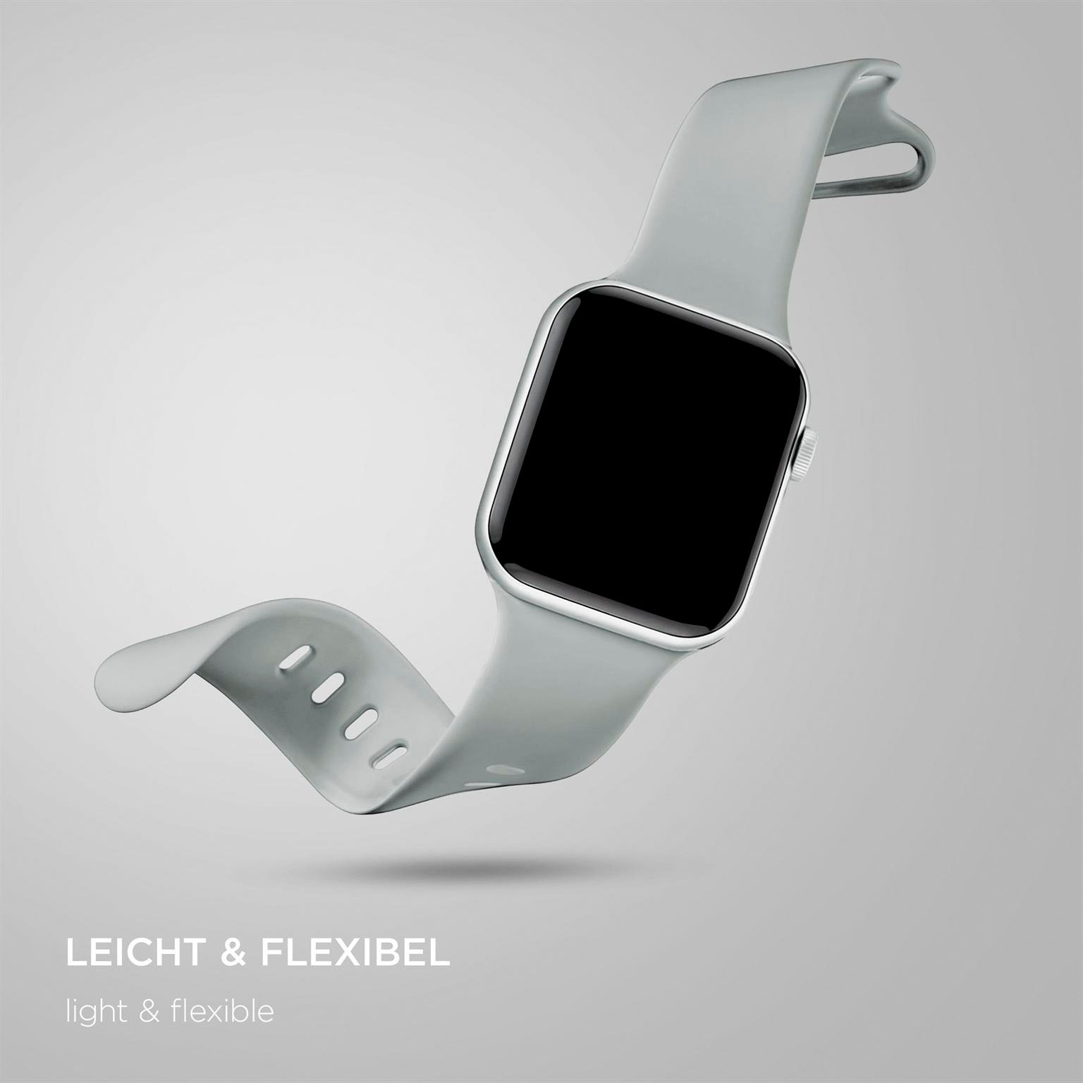 ONEFLOW Soft Band Apple Watch 11 (46mm) Silikon Armband Sport – Weiteres Produktbild 4