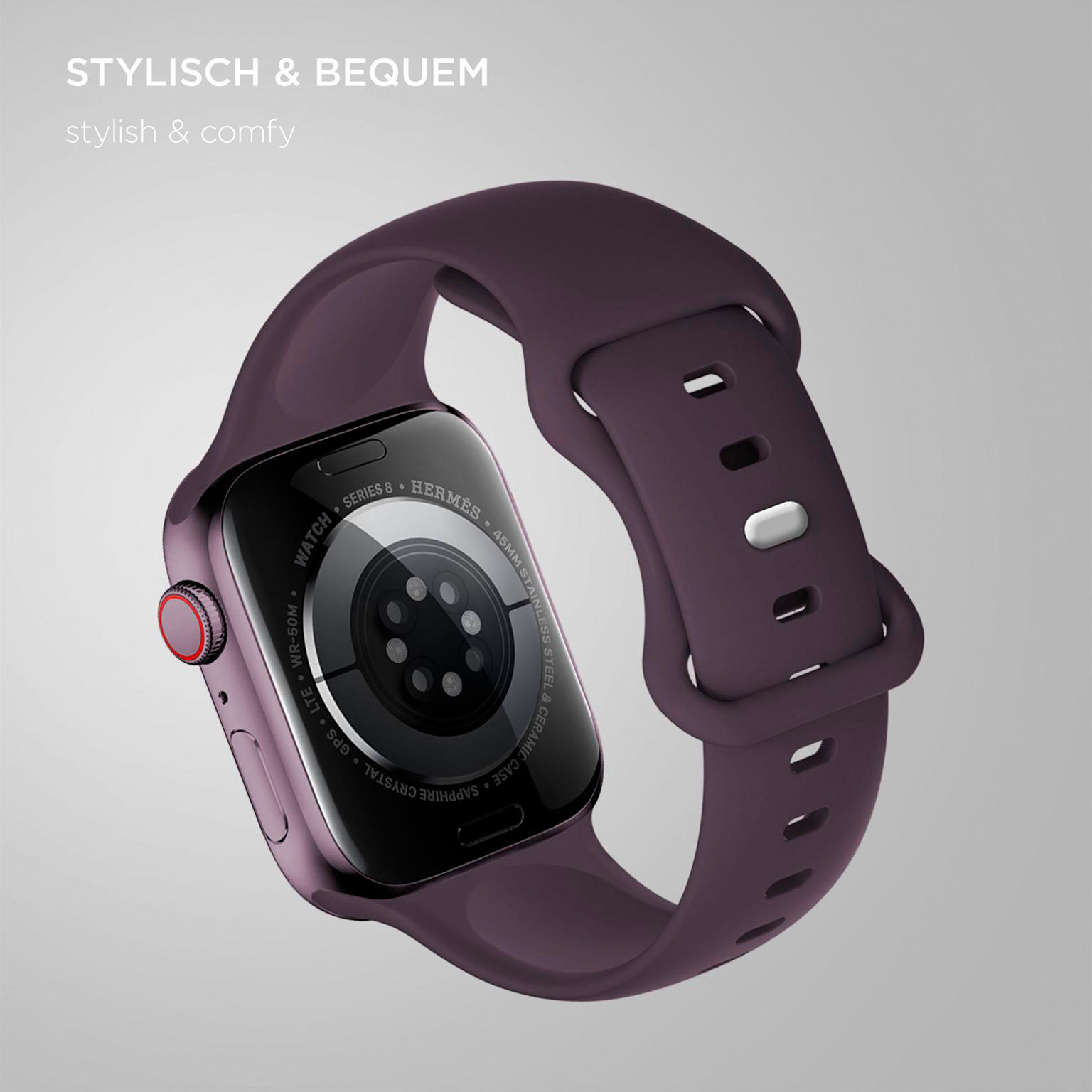 ONEFLOW Soft Band Apple Watch Ultra 3 (49mm) Silikon Armband Sport – Weiteres Produktbild 1