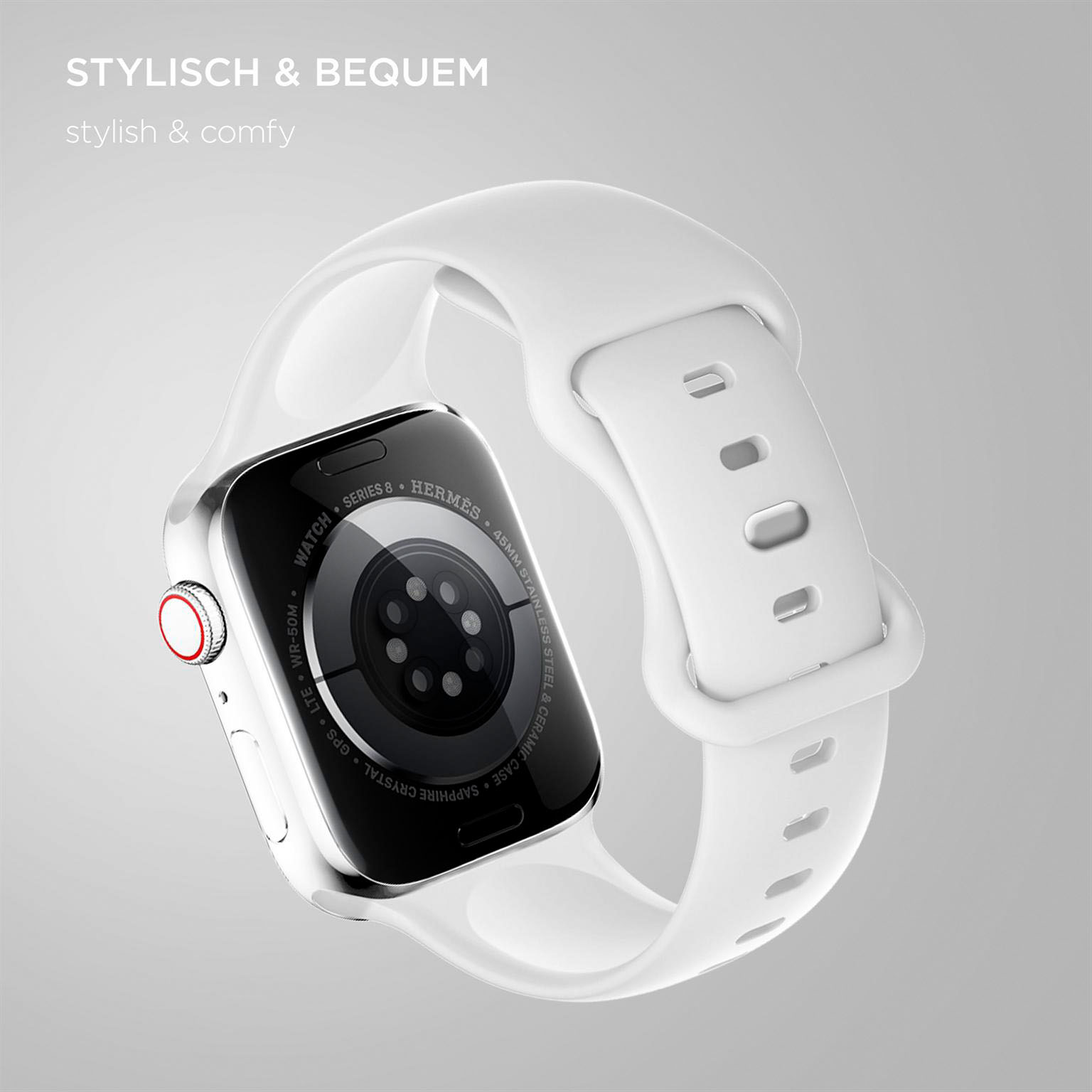 ONEFLOW Soft Band Apple Watch Ultra 3 (49mm) Silikon Armband Sport – Weiteres Produktbild 1