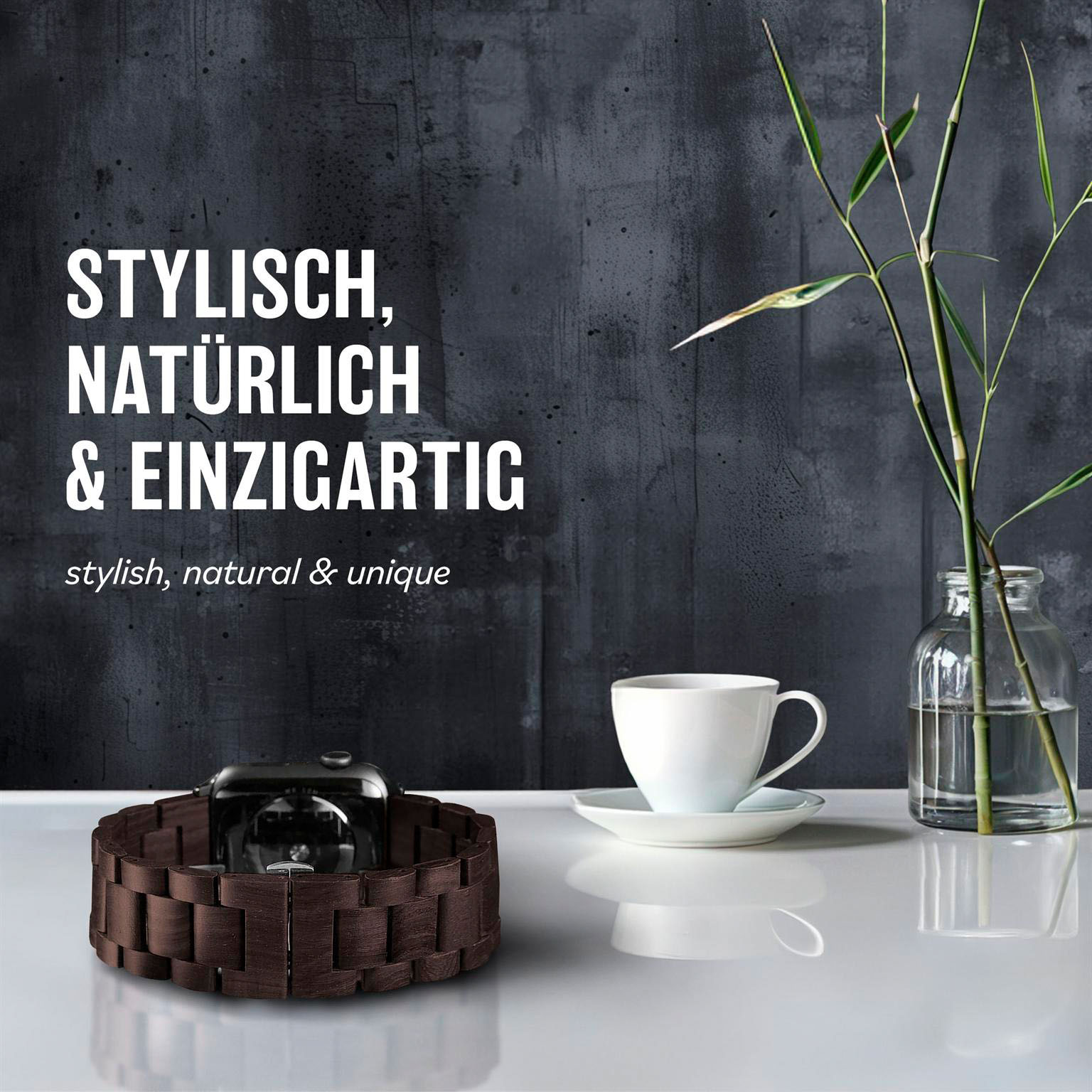 ONEFLOW Timber Strap Apple Watch Ultra 3 (49mm) Holz Armband – Weiteres Produktbild 1