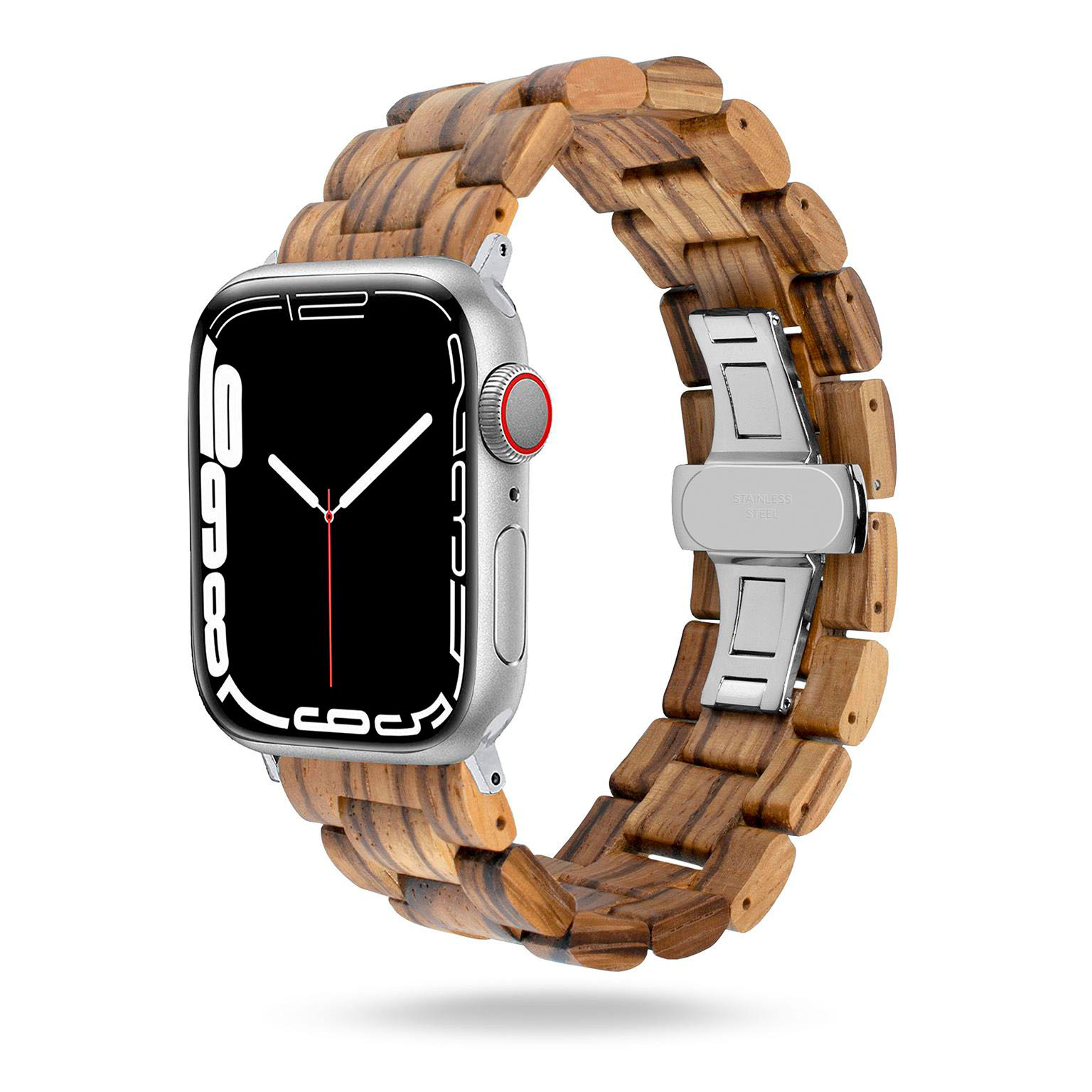 ONEFLOW Timber Strap Apple Watch Ultra 3 (49mm) Holz Armband – undefined